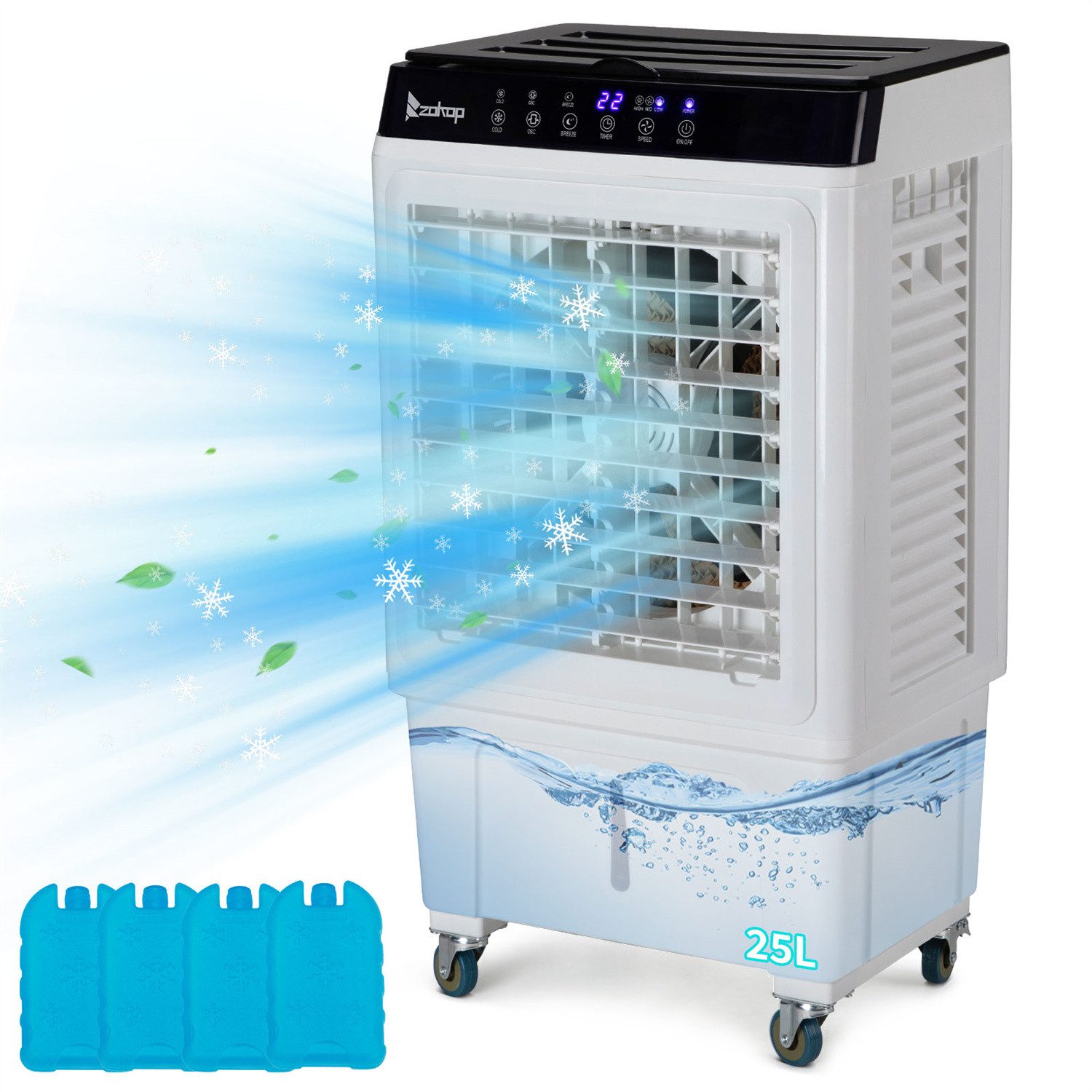 autolock Standventilator 3-in-1 Verdunstungsluftkühler, 2353CFM mit günstig online kaufen