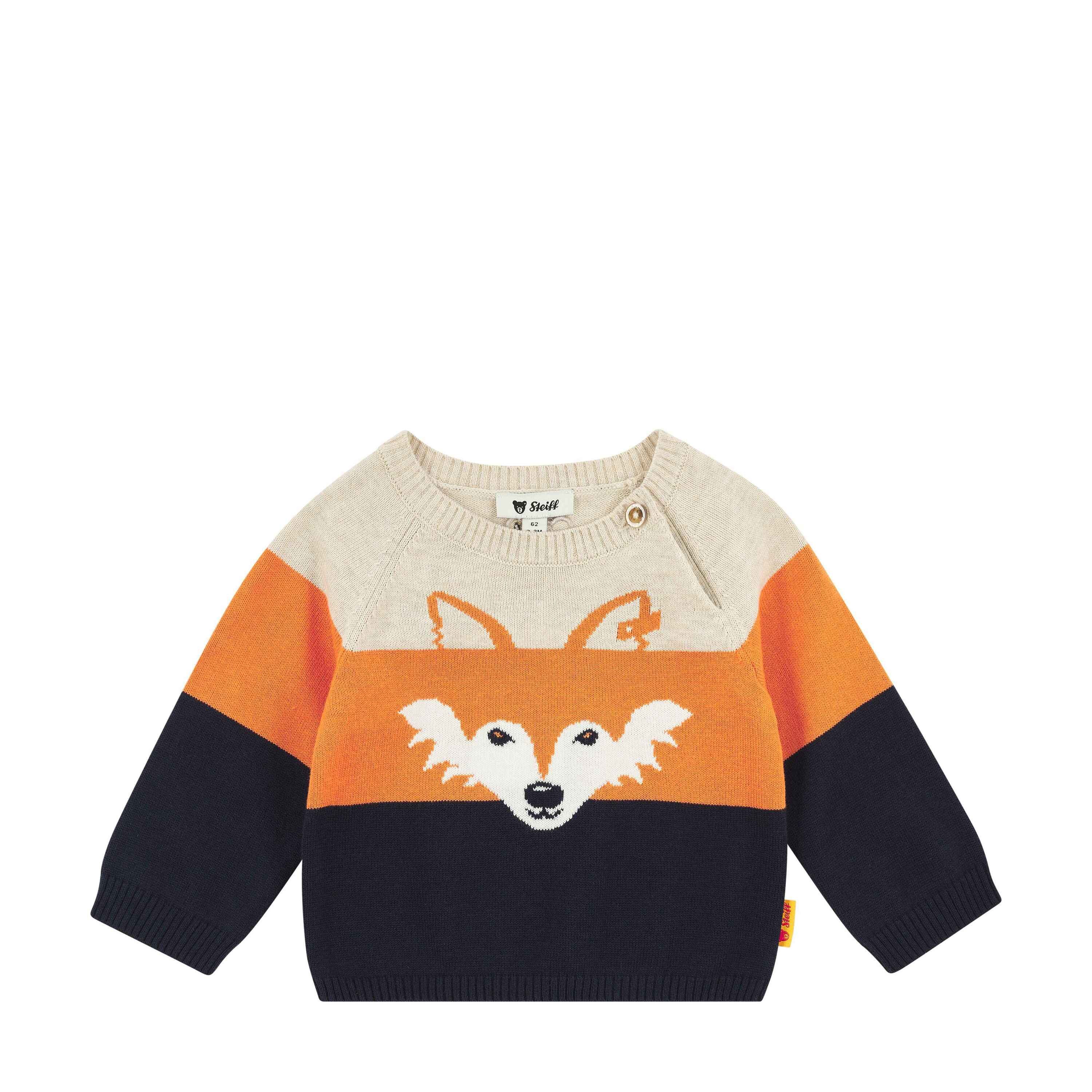 Steiff Rundhalspullover Pullover Winter Adventure