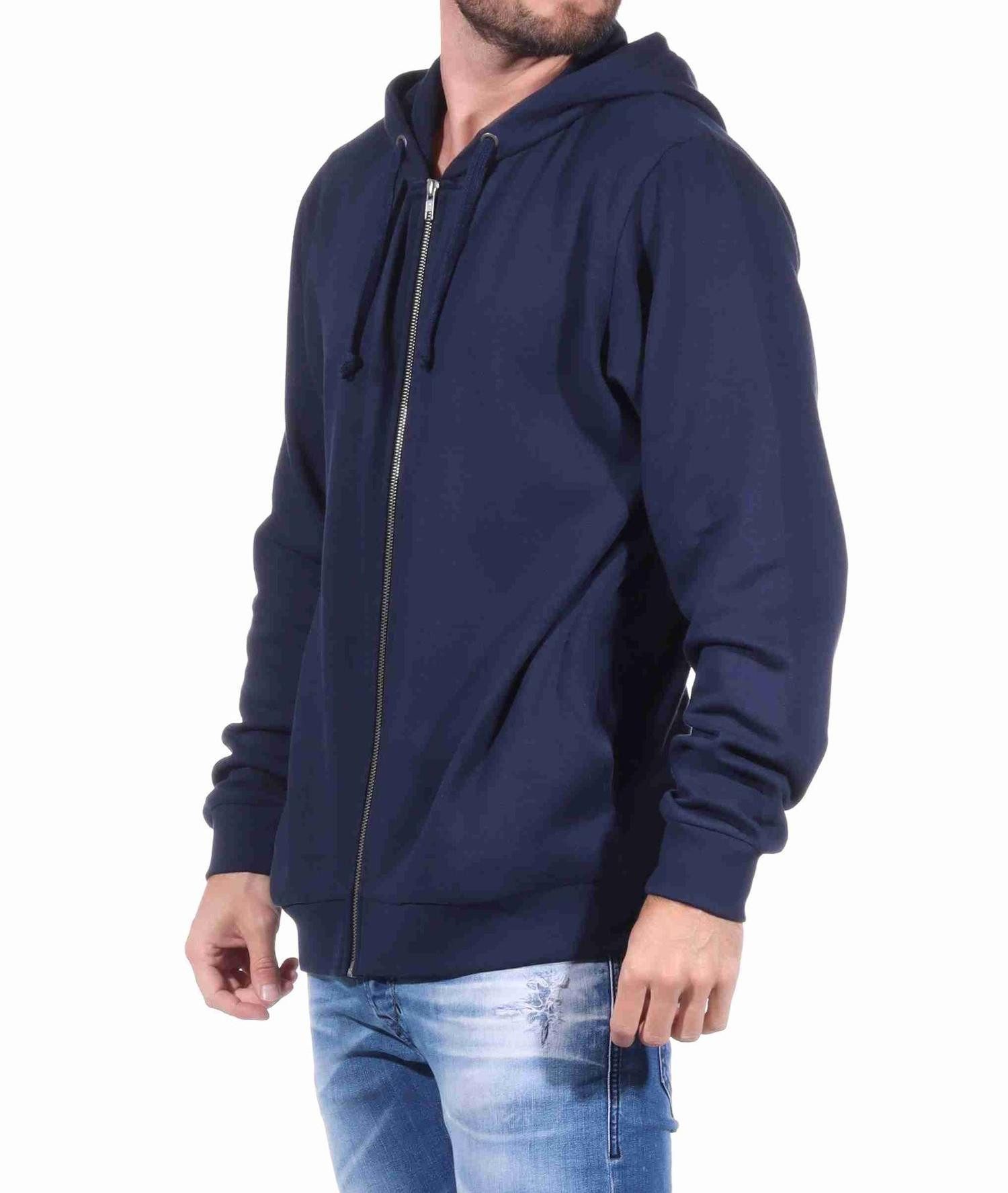 Normann Relaxanzug Unisex Trainings-Jacke mit Kapuze für Hausanzug Oberteil