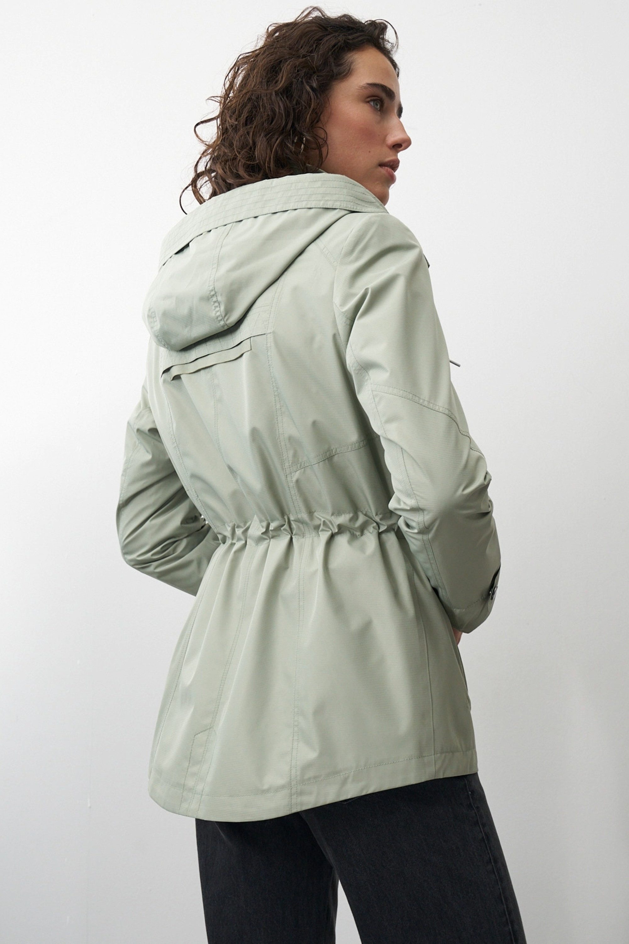 Barbara Lebek Funktionsjacke Übergangsjacke oder Outdoorjacke mit abnehmbarer Kapuze