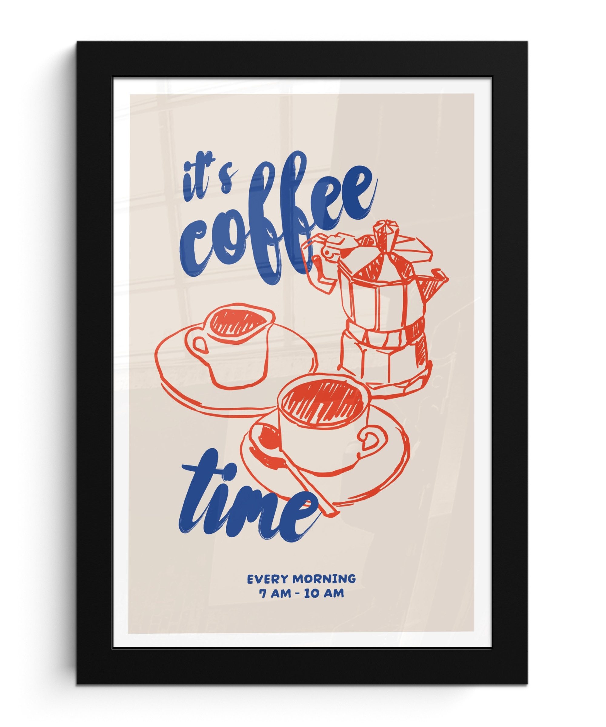 MuchoWow Poster Kaffee - Zitat - günstig online kaufen