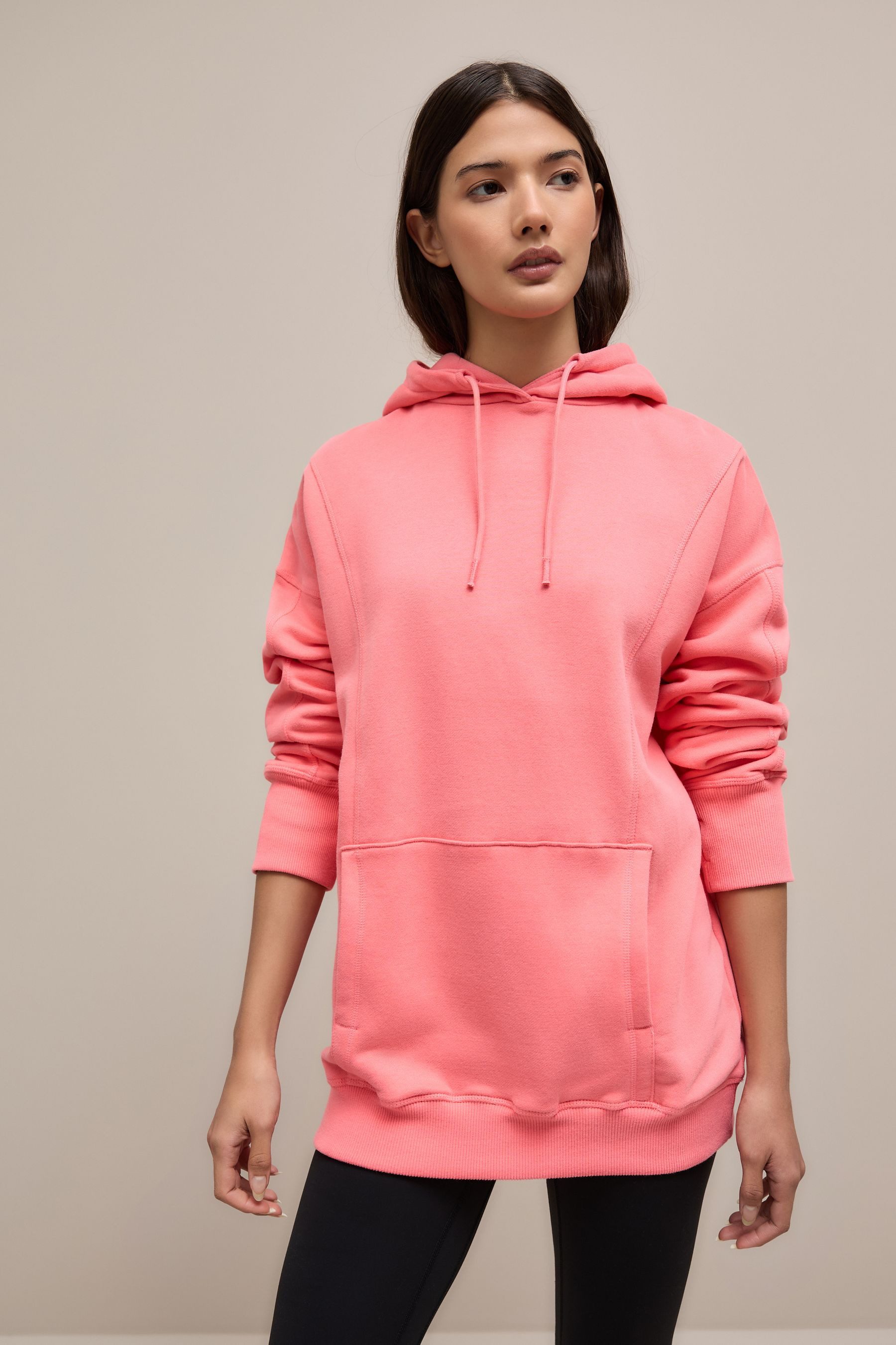 Next Kapuzenpullover Längeres Active Hoodie mit Taschen und Saumdetail (1-tlg)