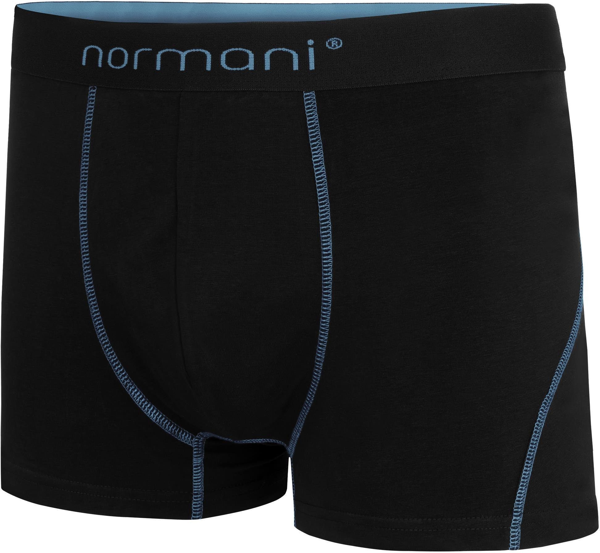 Männer Baumwoll-Boxershorts für x Hellblau normani 12 aus Boxershorts Herren Baumwolle atmungsaktiver Unterhose