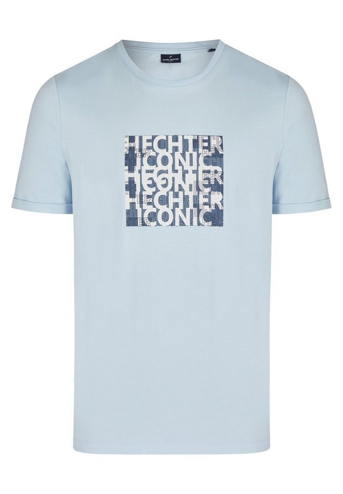 HECHTER Rundhalsausschnitt PARIS Kurzarmshirt mit