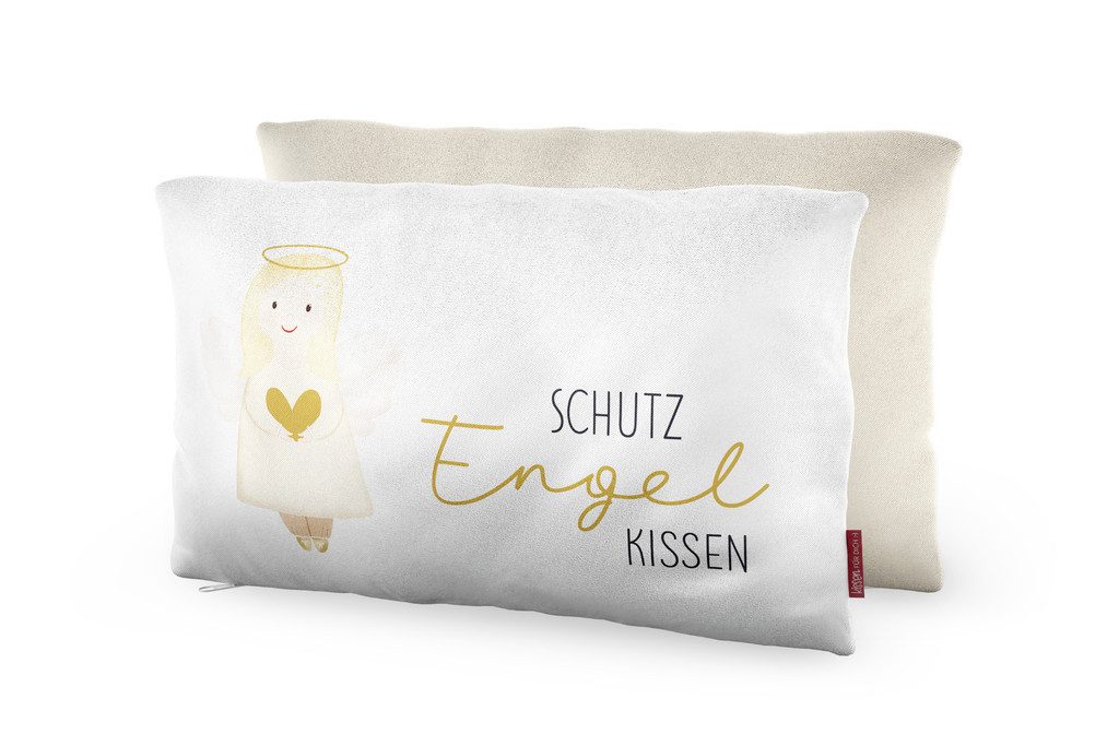 La Vida Geschenk für Dich Dekokissen la Vida Dekokissen Schutzengel-Kissen, Kissen mit Füllung