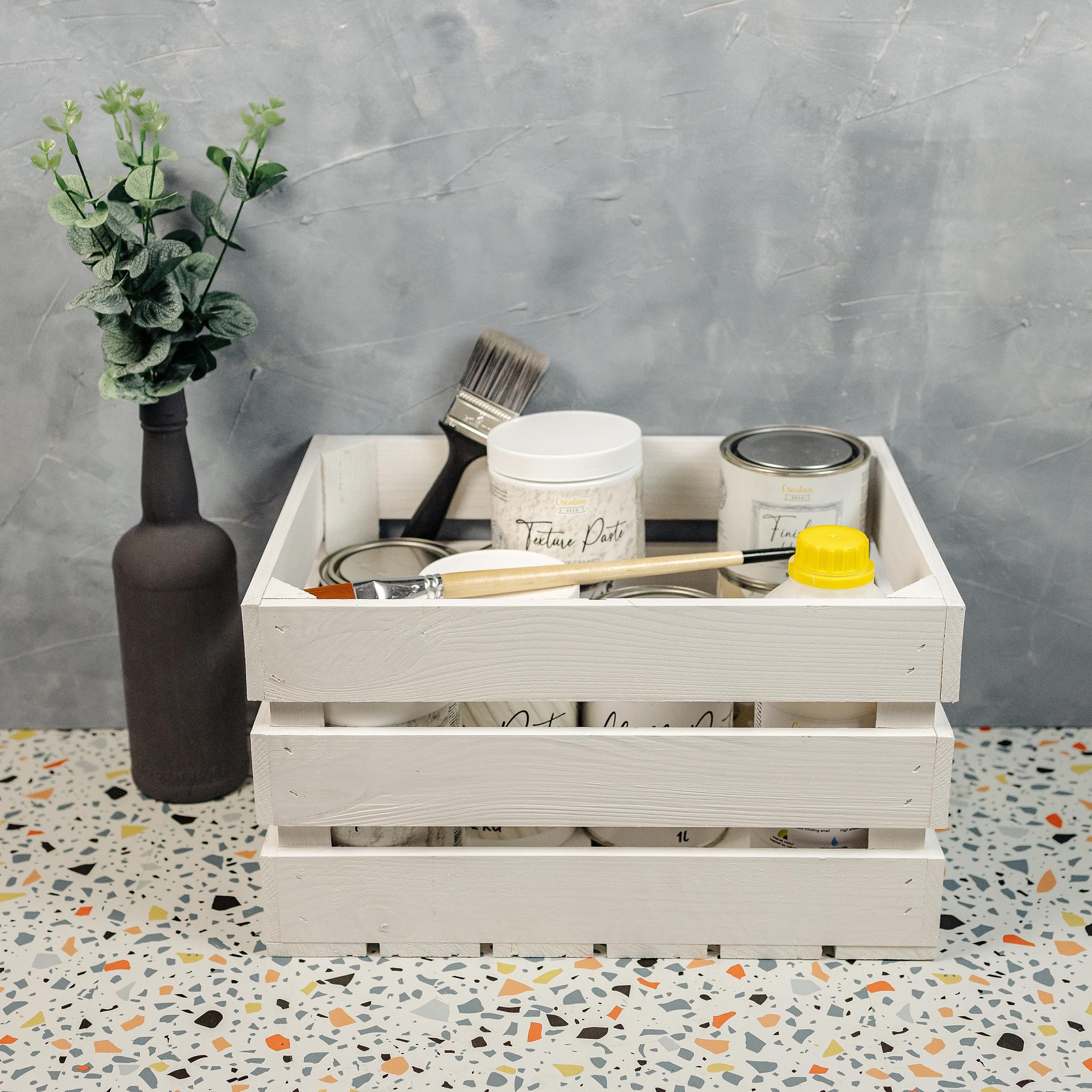 Creative Deco Holzkiste Kiste Holz Deko Holzkiste, Obstkiste Weinkisten Apfelkiste – Bild 5 von 5
