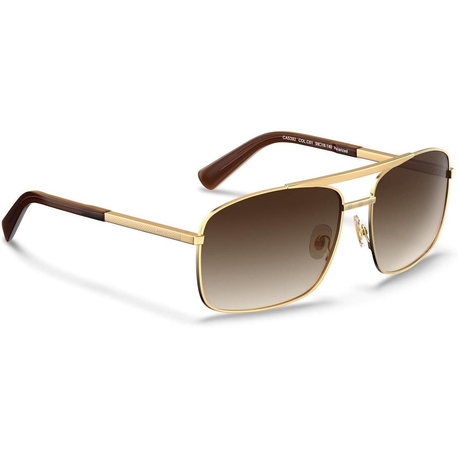 LuxusKollektion Pilotenbrille Sonnenbrille Herren Polarisiert UV400 Pilotenbrille CAT 3 Gold braun (1-St)