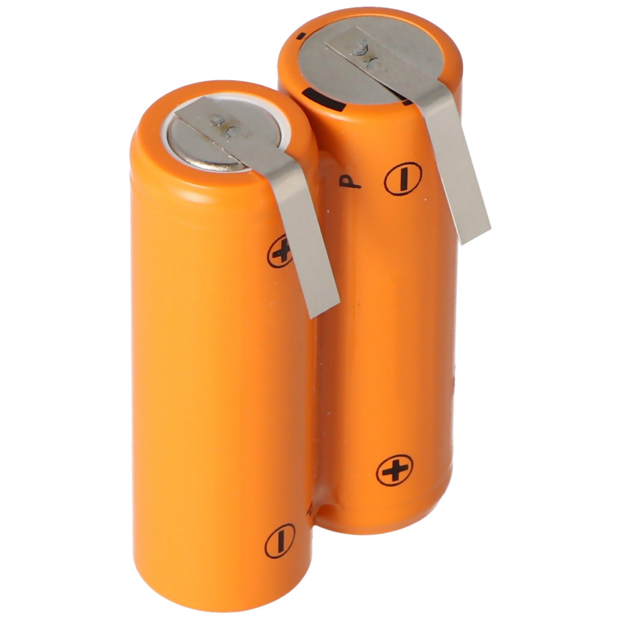 AccuCell Rasiererakku NiMH 2,4V 1200mAh mit Lötfahnen ersetzt Philips 138 1060 Akku 1200 mAh (2,4 V)