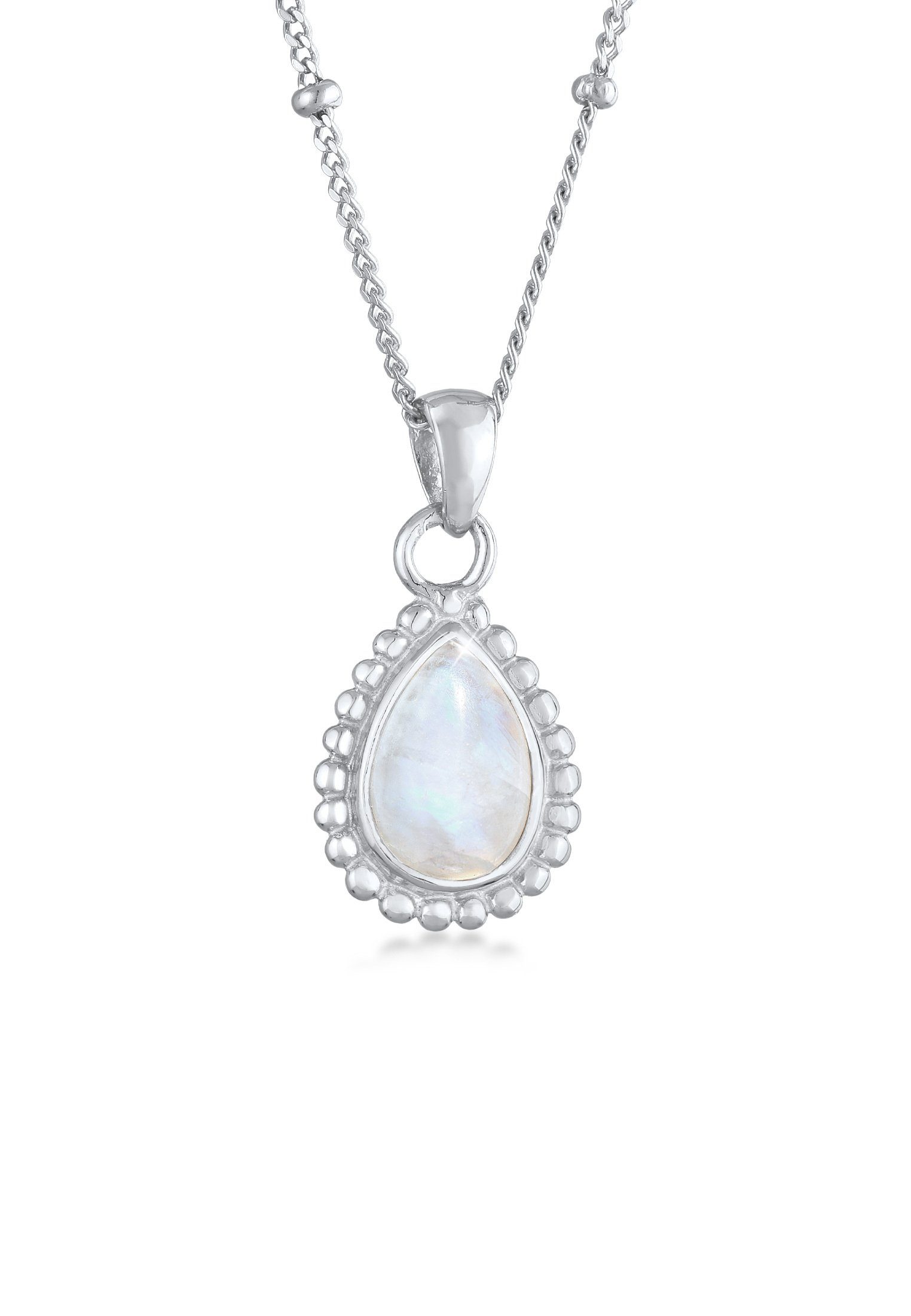 Elli Kette mit Anhänger Mondstein Tropfen günstig online kaufen