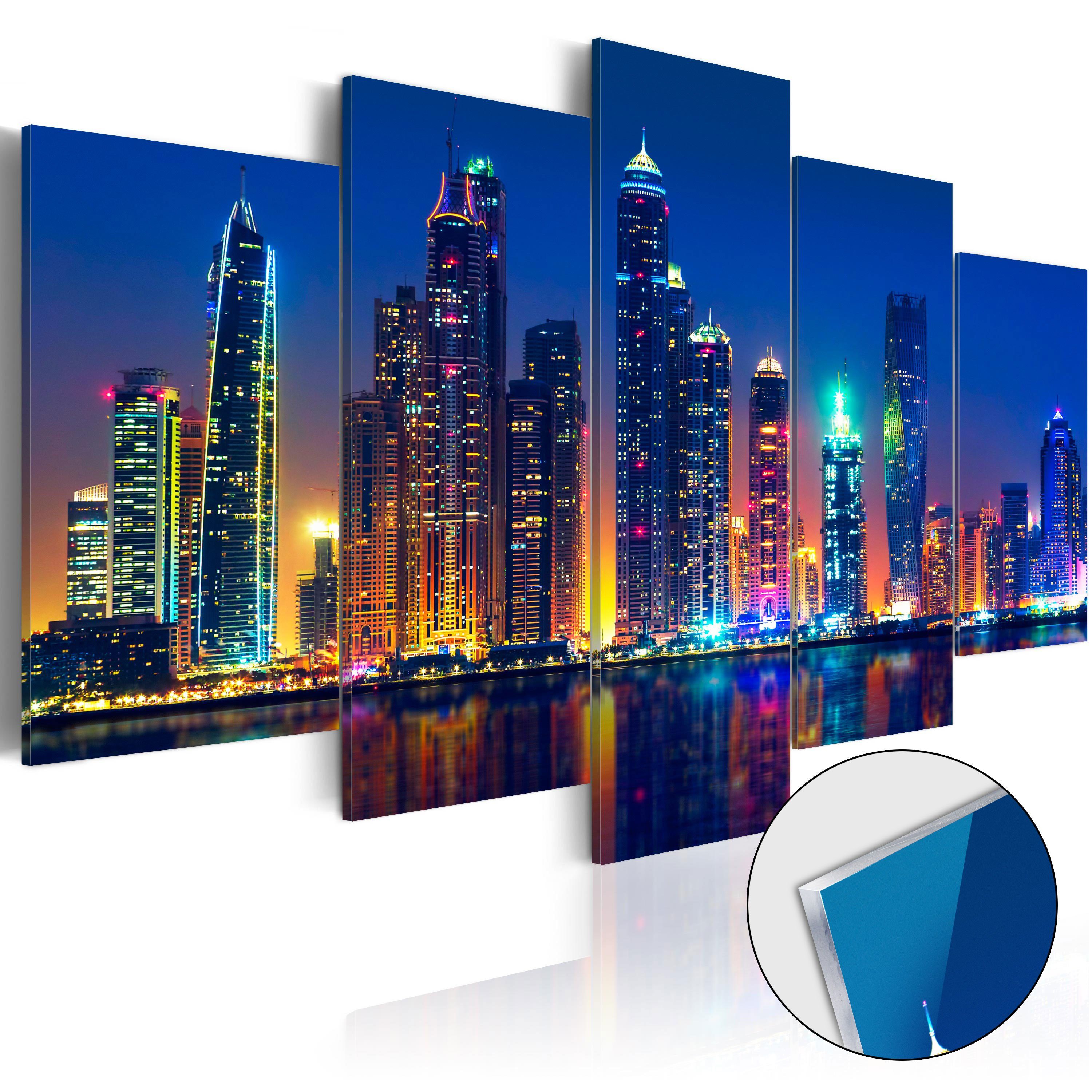 Artgeist Acrylglasbild Nights in Dubai [Glass]