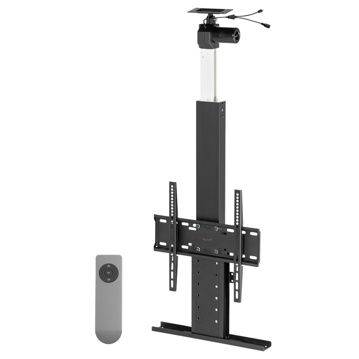 my wall TV-Ständer HP64L, (bis 55 Zoll, Set, 2-teilig, Motorisierter TV-Lift zum Einbau in die Decke)