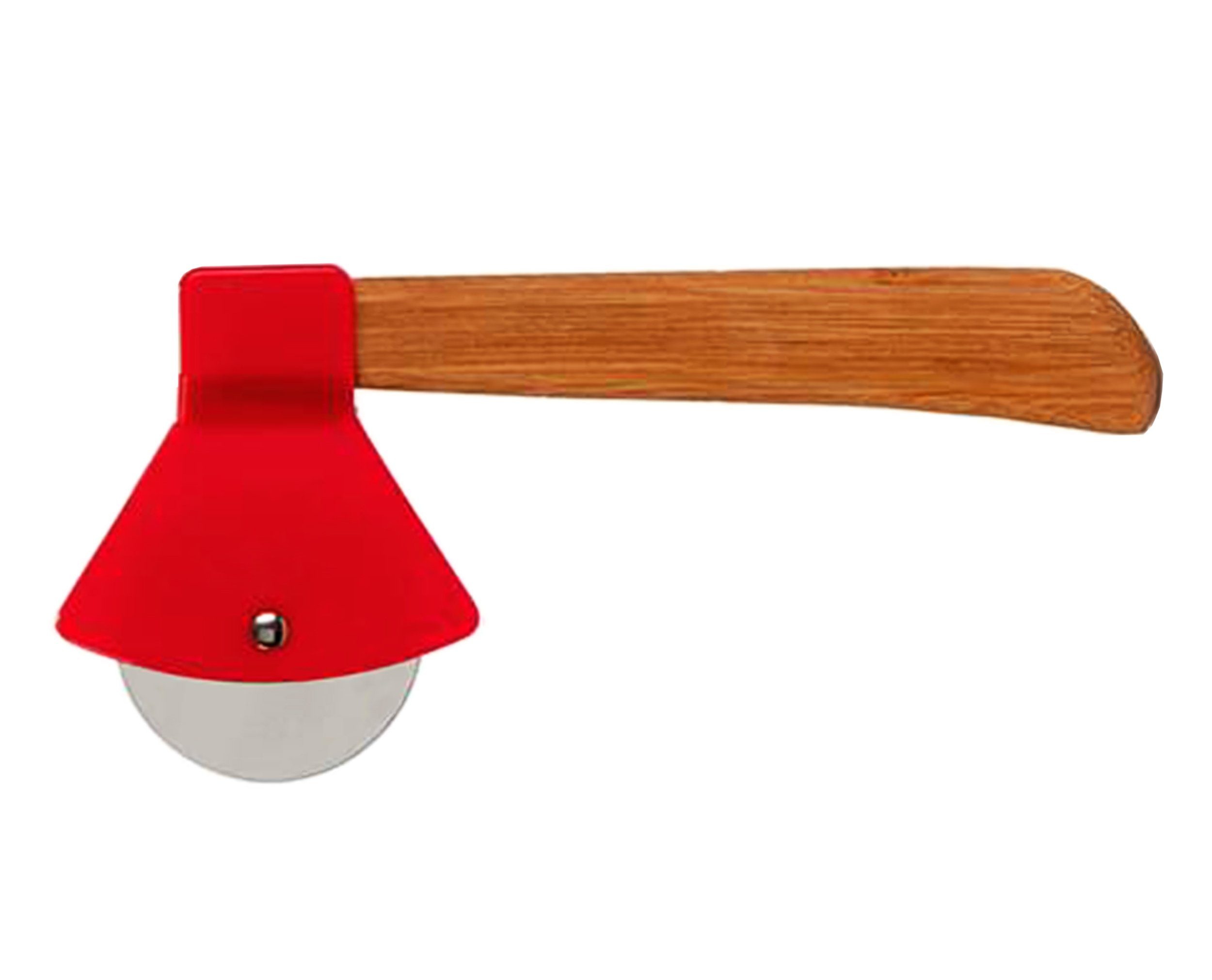 HIT Trading Pizzamesser PIZZAMESSER 21cm in Form einer Axt Pizzaschneider Pizzaroller 94 Pizza Roller