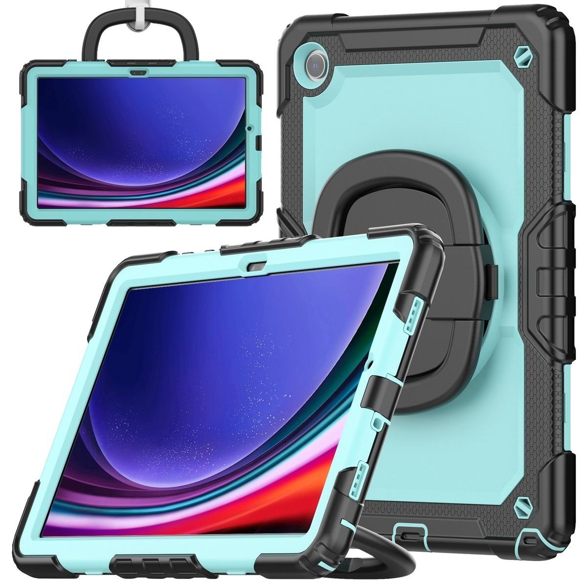Wigento Tablet-Hülle Für Samsung Galaxy Tab A9 Plus aufstellbare