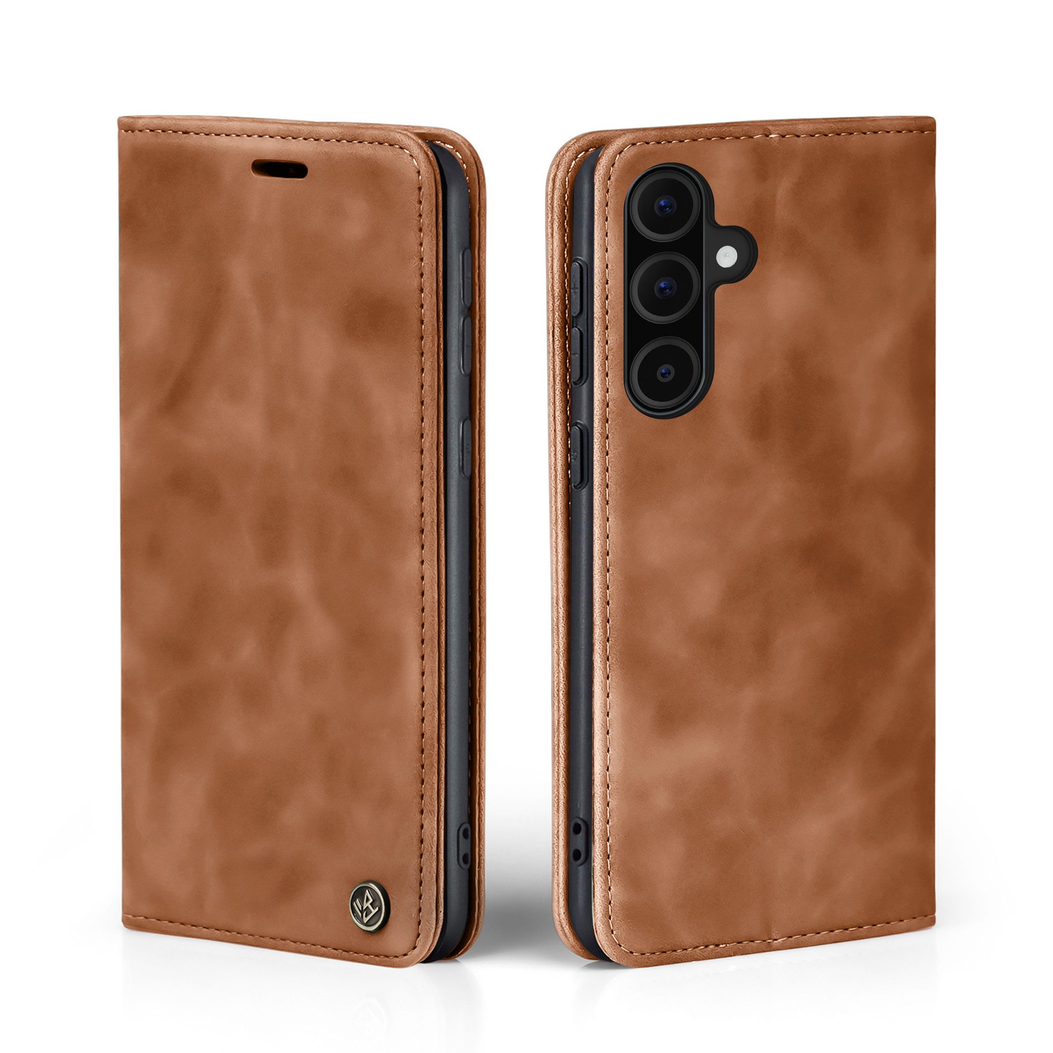 Tec-Expert Handyhülle Tasche Hülle für Samsung Galaxy A17 / A17 5G 6.7 Zoll, 6.7", Cover Klapphülle Case mit Kartenfach Fliphülle aufstellbar