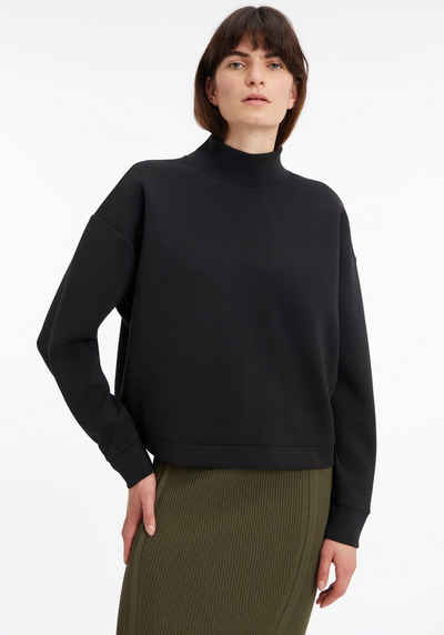 Calvin Klein Sweatshirt MINIMAL LOGO HIGH-NK SWEATSHIRT mit hohem Stehkragen