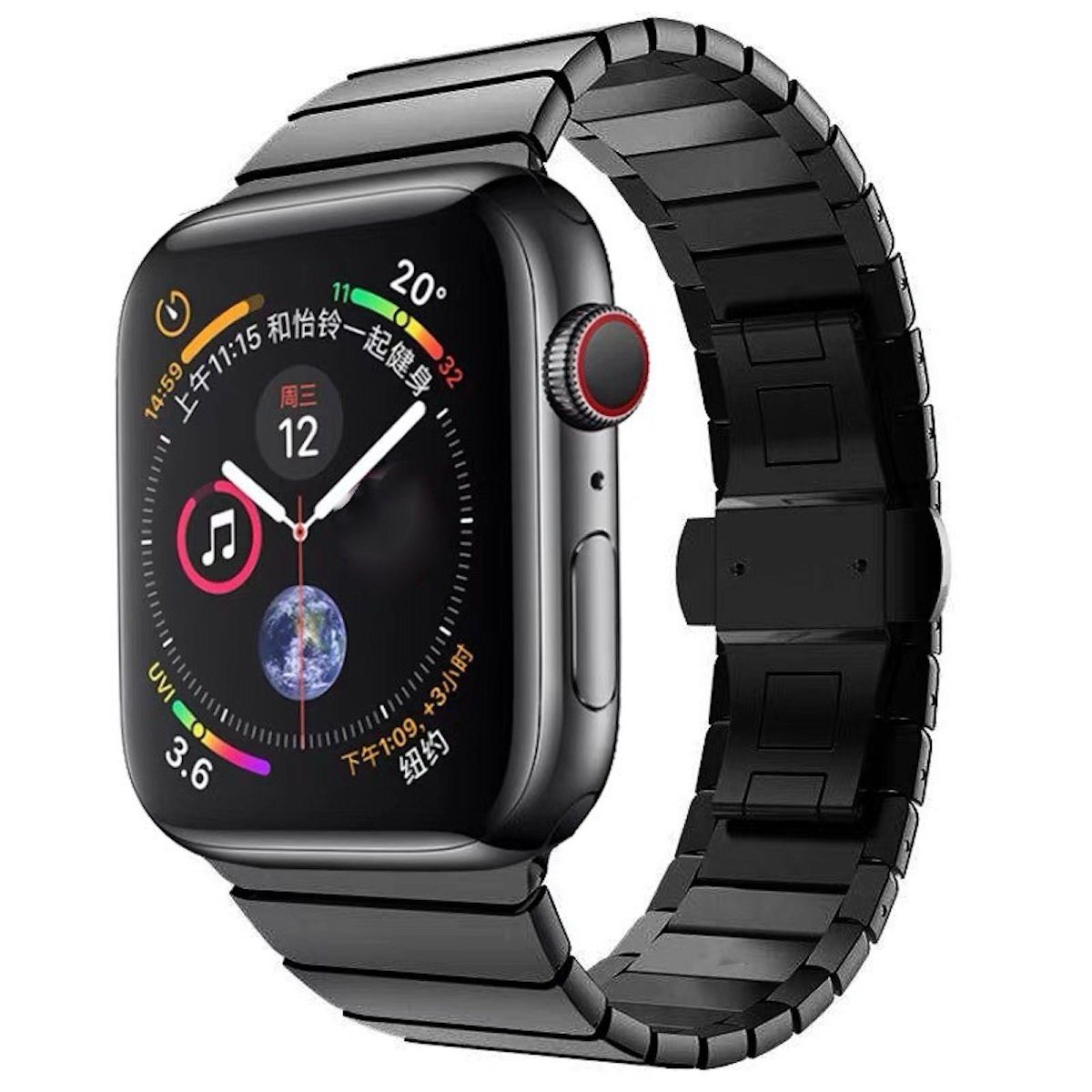 Wigento Smartwatch-Armband Für Apple Watch 10 46mm / Ultra 1+ 2 49mm 9 8 7 günstig online kaufen