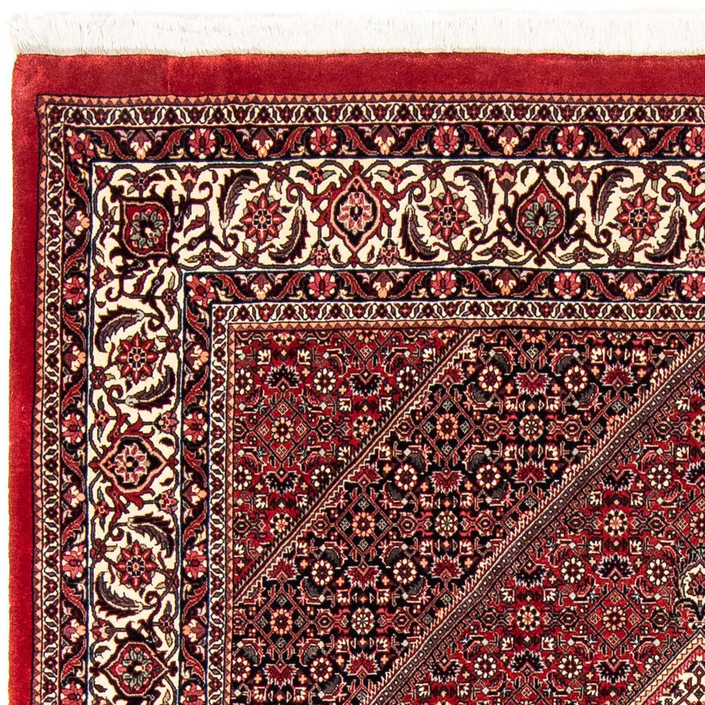 Orientteppich Perser rechteckig, Zertifikat - mm, dunkelrot, mit cm morgenland, Bidjar x Handgeknüpft, Einzelstück 15 - 171 Wohnzimmer, Höhe: 250 