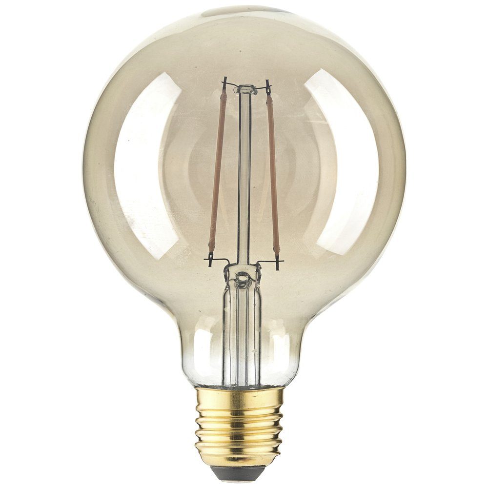 LightMe LED-Leuchtmittel LightMe LM85060 Bernstein (x 95 Globeform 140 x 4.5 L) mm E27 W LED