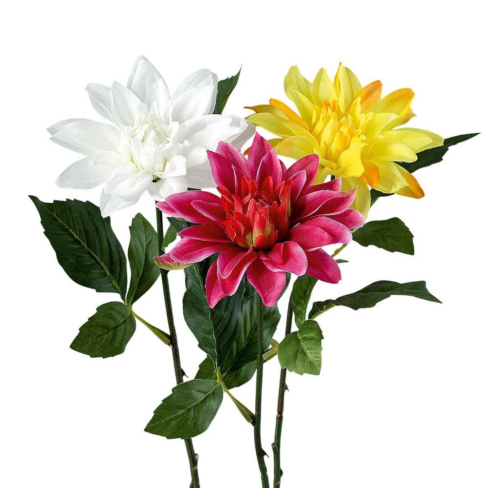 Kunstblume Kunstblume Dahlie - ca. 48 cm - 1 Stück, DPI, Höhe 48 cm