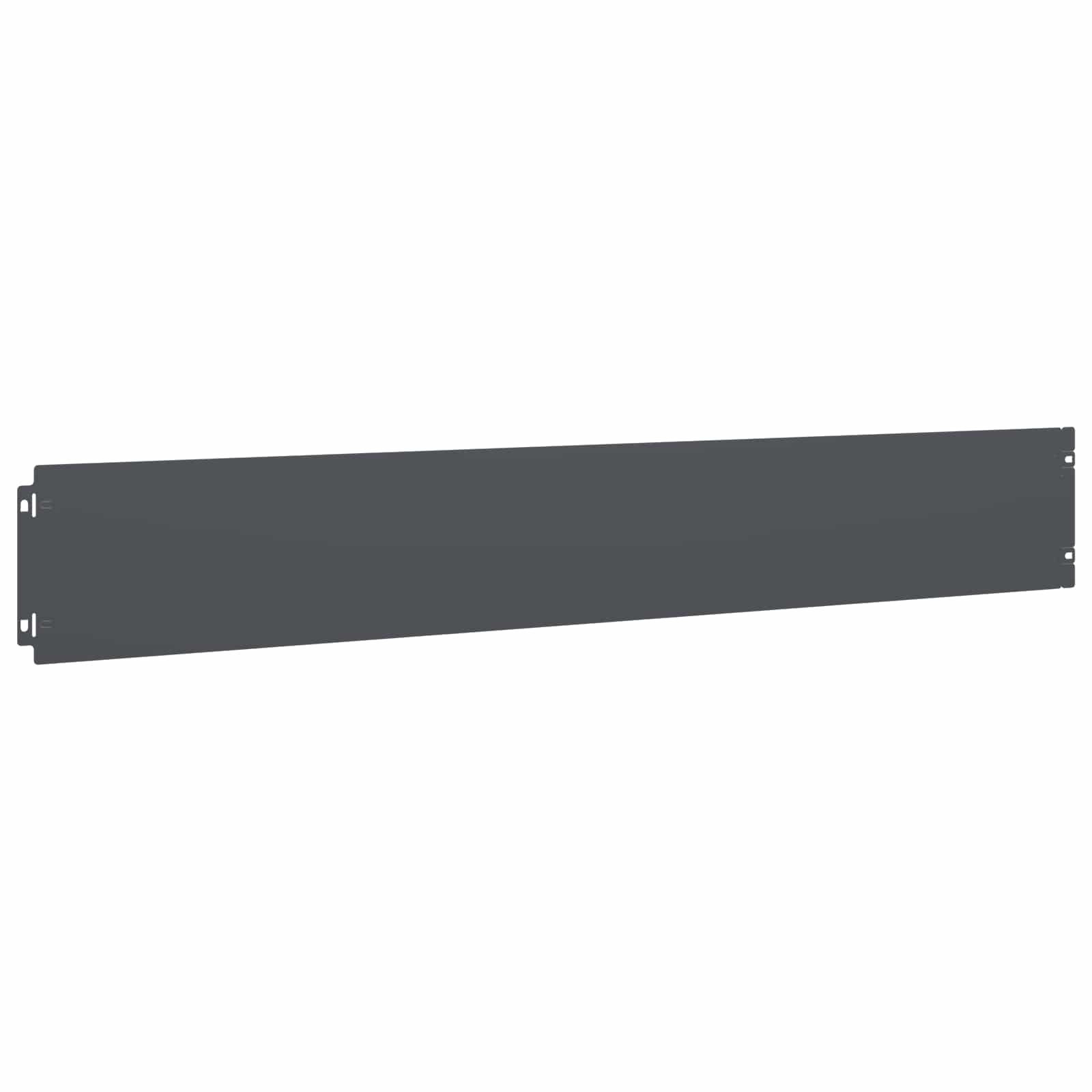 vidaXL Beetumrandung Rasenkante 30 stk. 15 x 103 cm Stahl Anthrazit