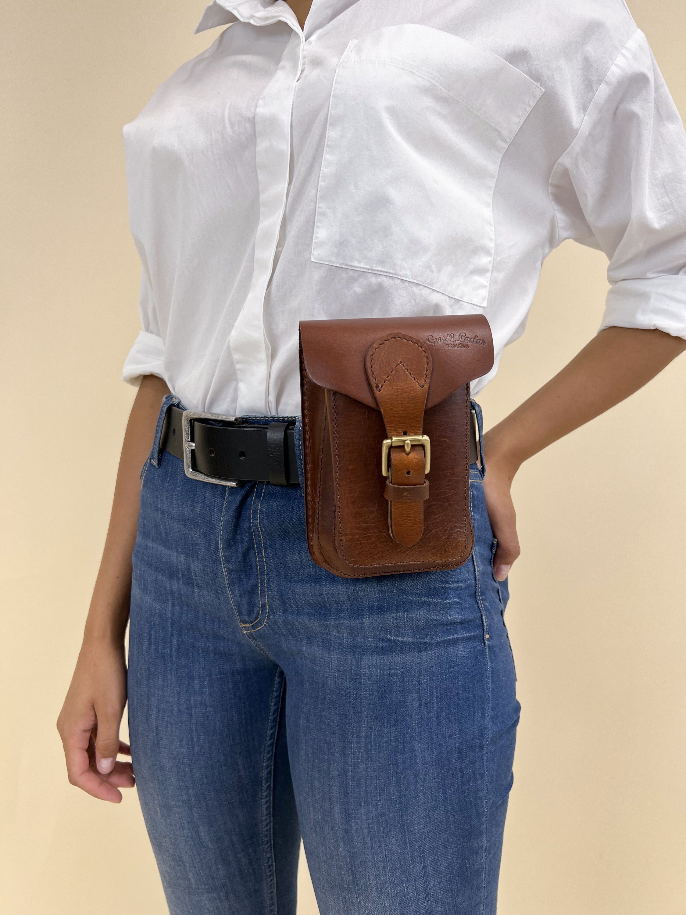 Gusti Leder Gürteltasche Gusti Leder Gürteltasche Camilla (1-tlg)