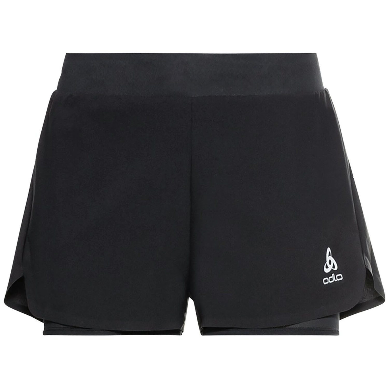 Odlo Trainingsshorts Odlo Damen Laufshort Zeroweight 3 Inch 2-in-1 Shorts 322561