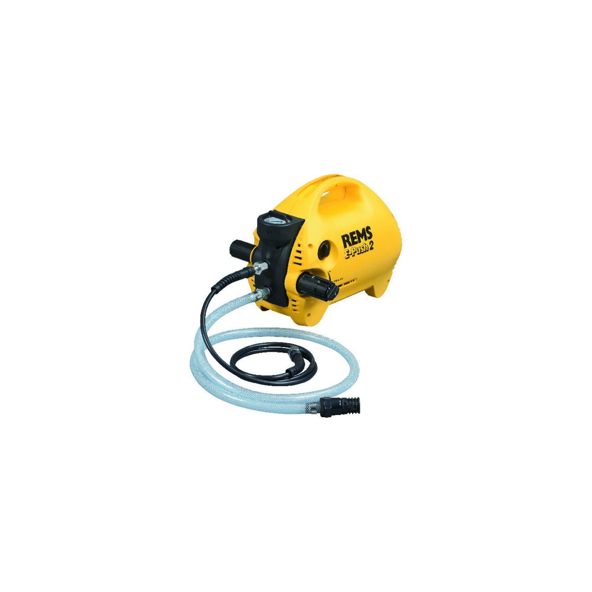 Rems Druckluftgeräte-Set REMS E-Push 2 Elektr. Druckprüfpumpe mit Manometer, p d 6 MPa/60 bar/8