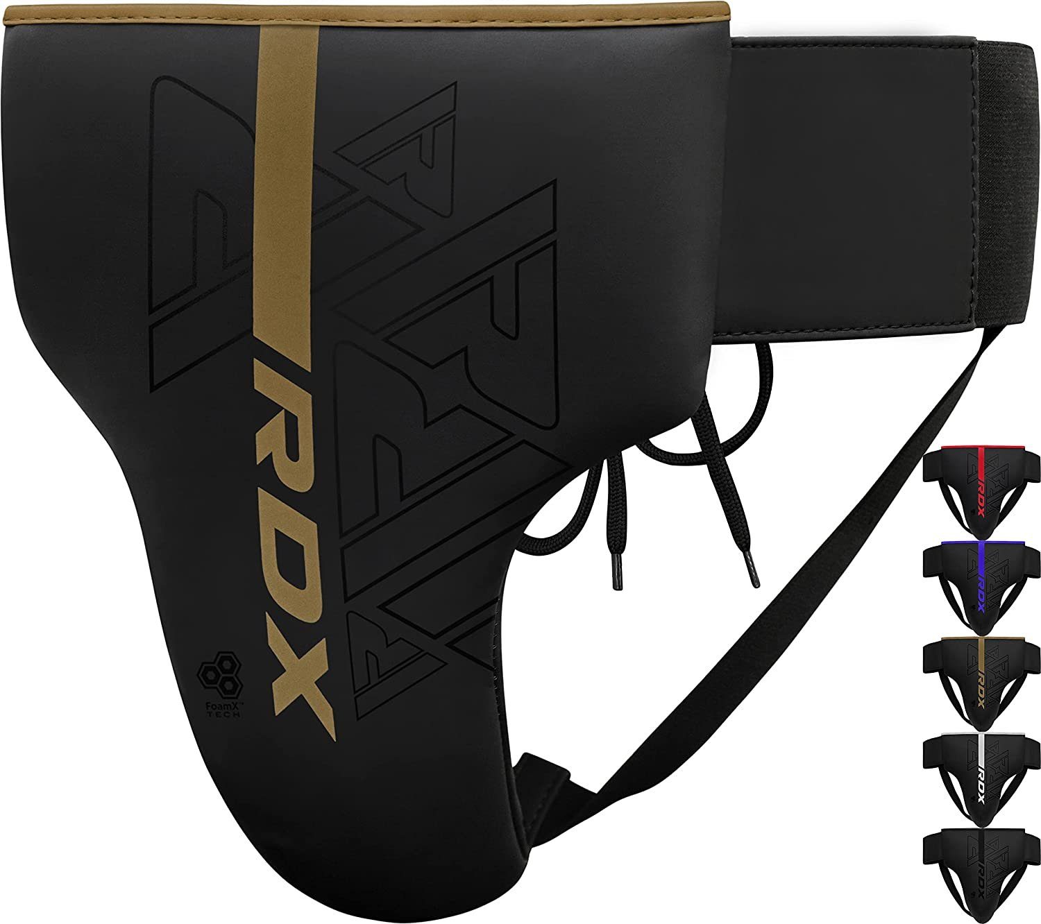 RDX Sports Tiefschutz RDX Groin Guard für Boxen Kickboxen Leder Männer Jockstrap Protector