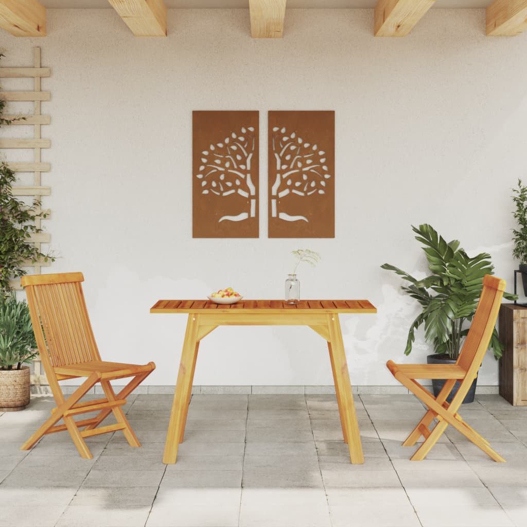 vidaXL Gartentisch Garten-Esstisch 110x56x75 cm Massivholz günstig online kaufen
