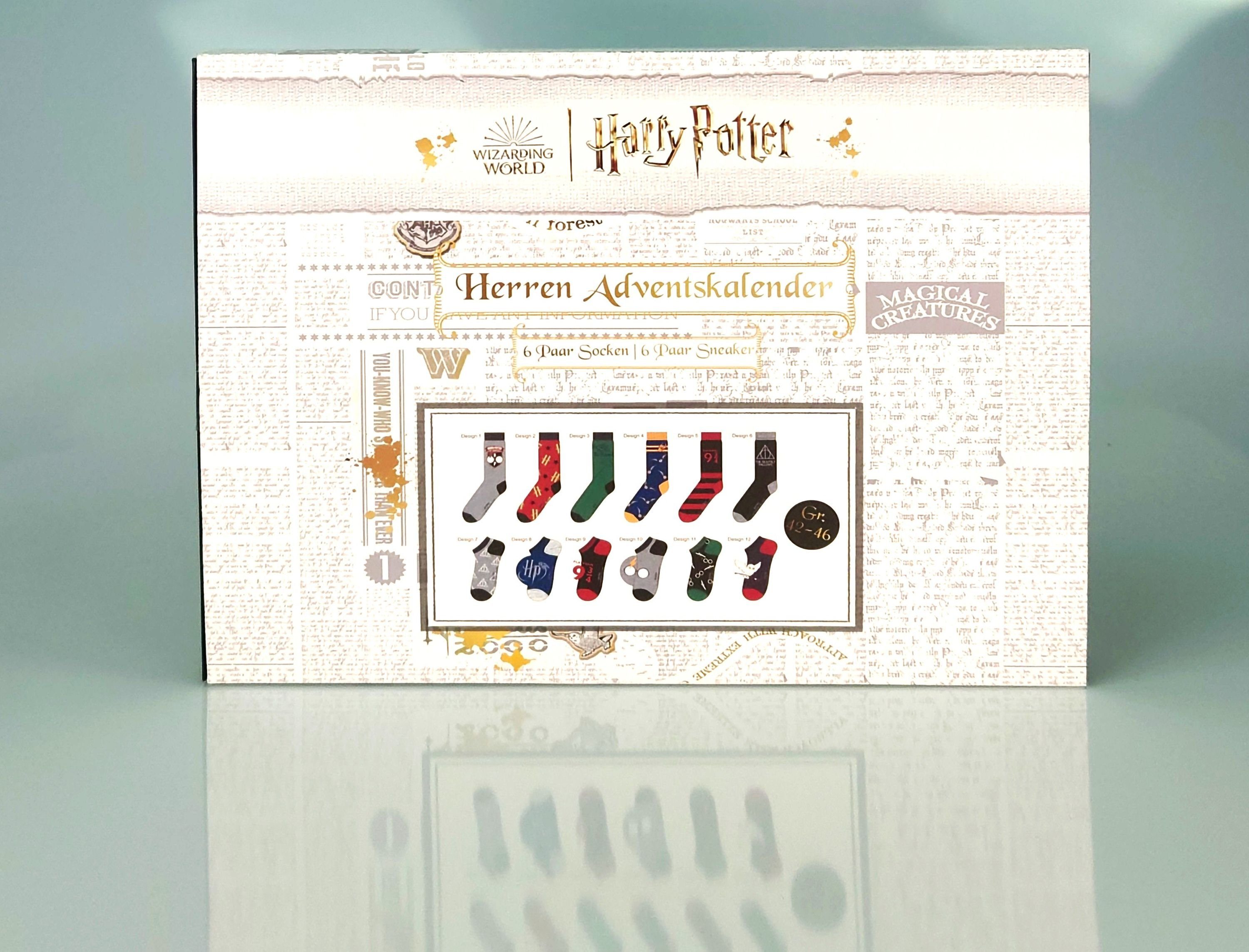 Potter Herren Kalender Adventskalender oder Adventskalender Harry Damen Socken Sockswear
