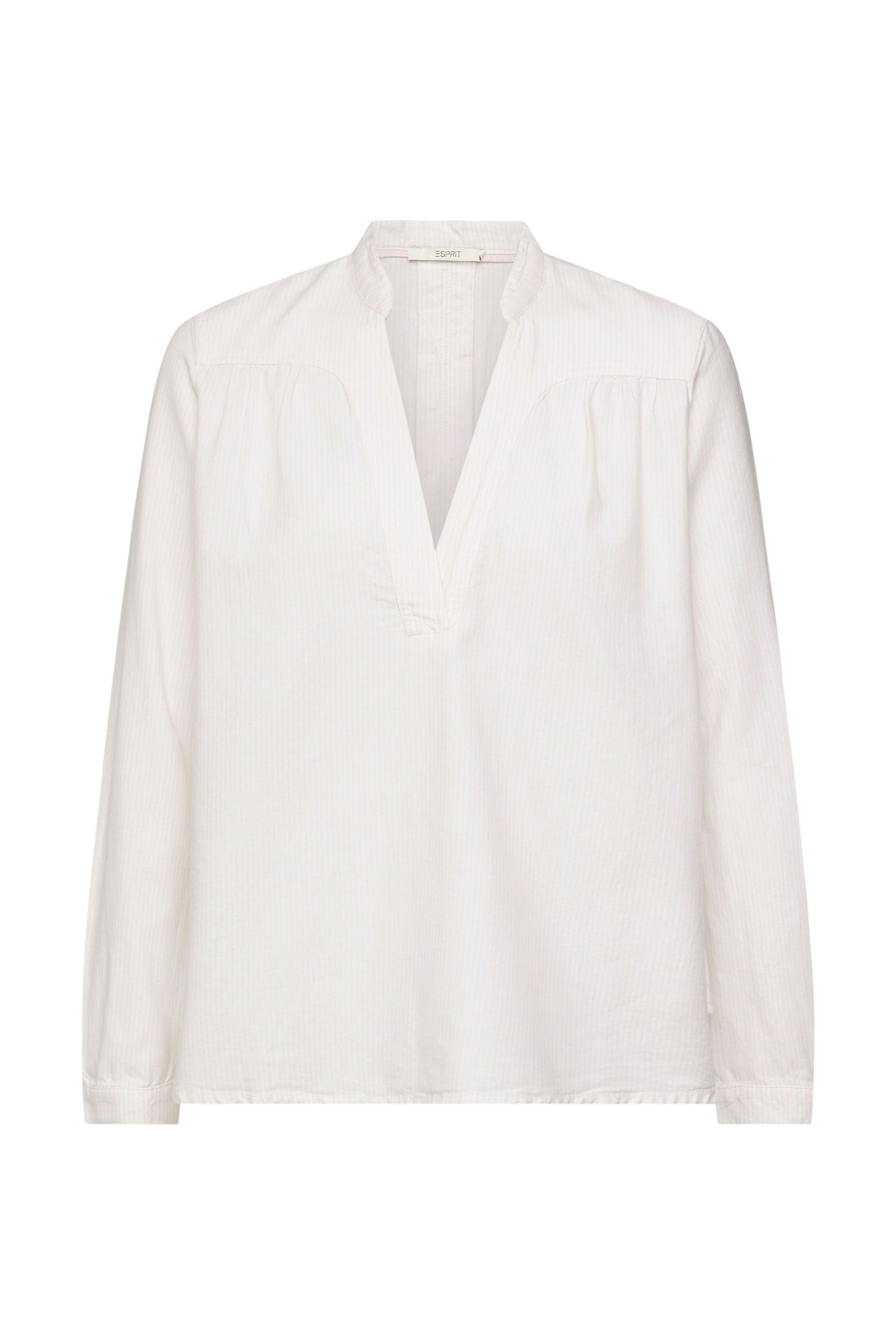 Esprit Langarmhemd off white
