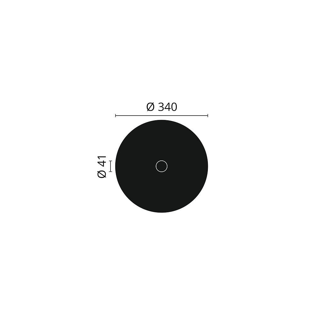 R-14 weiß 1 by Decken-Rosette Medallion, St., Klassisches Zeitloses Durchmesser Design & 34cm), Deckenelement, Zierelement, Deckenrosette, nmc MARQUET NOËL (Rosette, Stuckrosette,