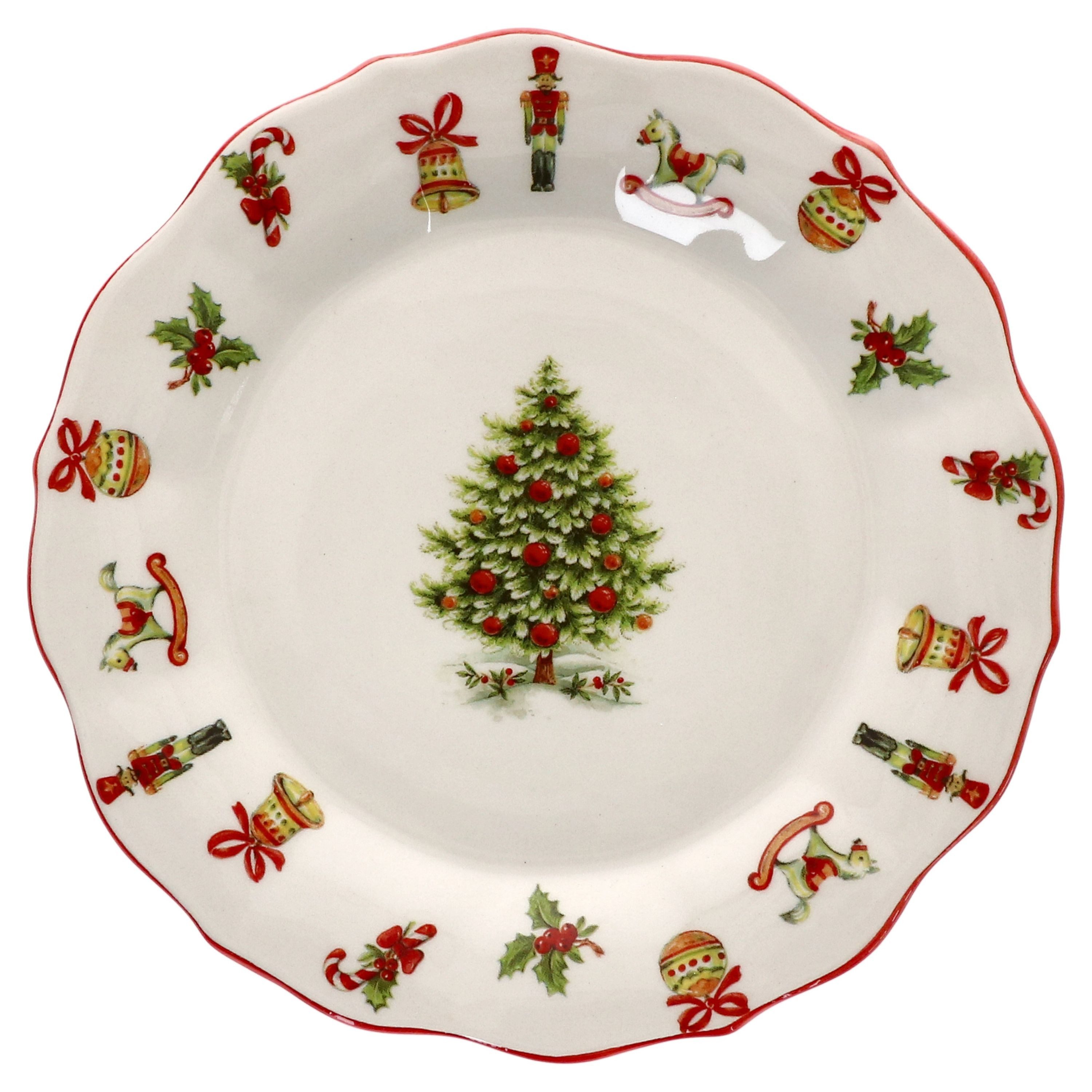 MamboCat Frühstücksteller Maestro Natale Kuchenteller Dessert-Teller Frühstück Weihnachten
