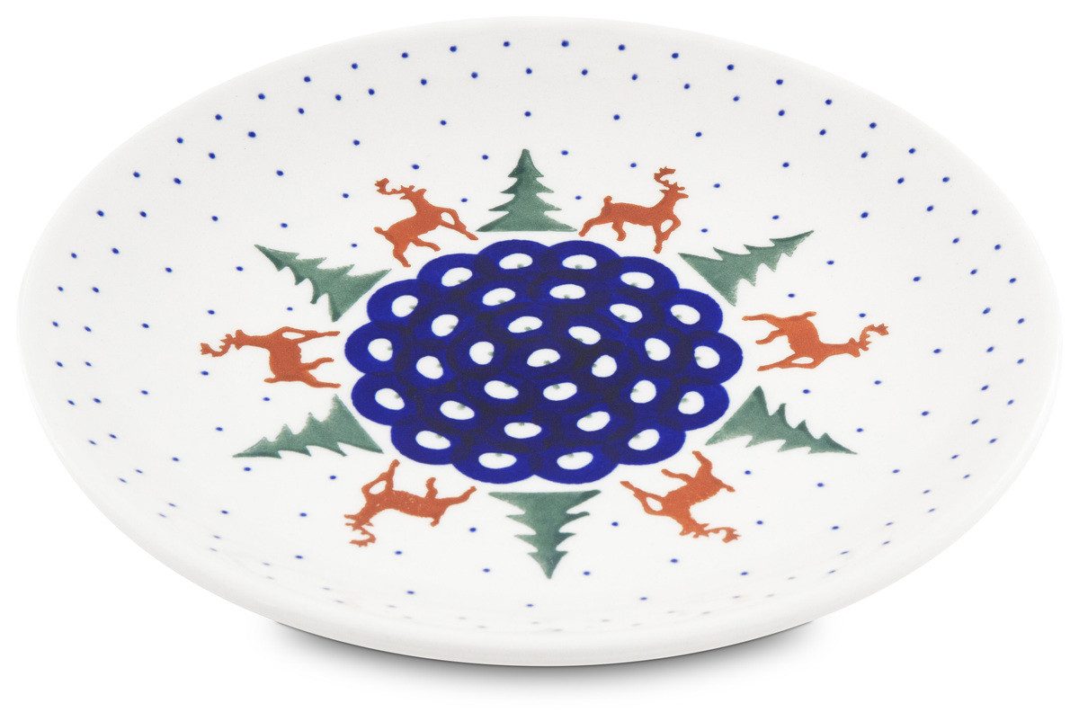 Bunzlauer Keramik Frühstücksteller Teller Ø19,5cm Frühstücksteller Dessertteller Kuchenteller, Dekor 149
