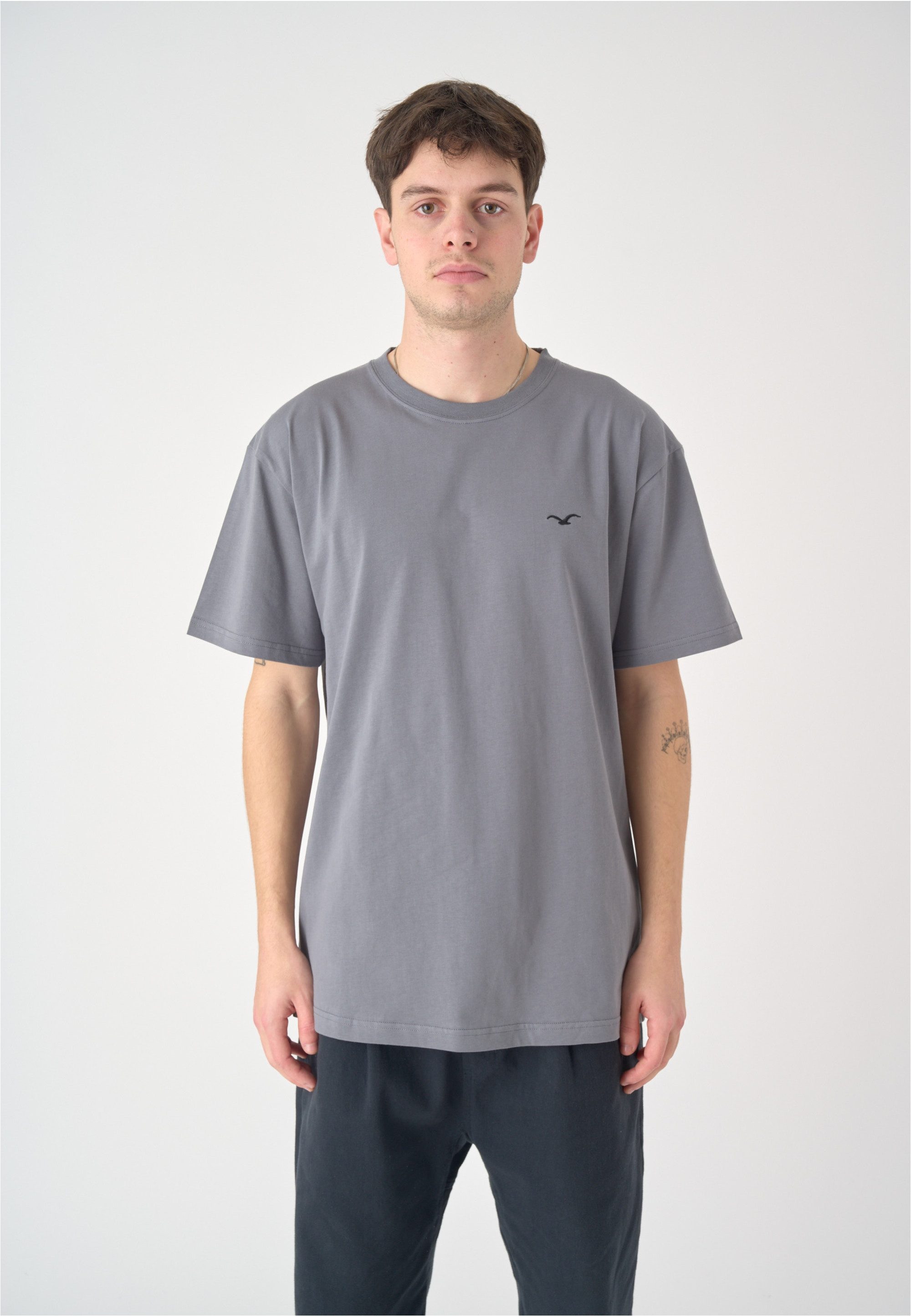 Cleptomanicx T-Shirt Ligull Boxy 2 in schlichtem Design