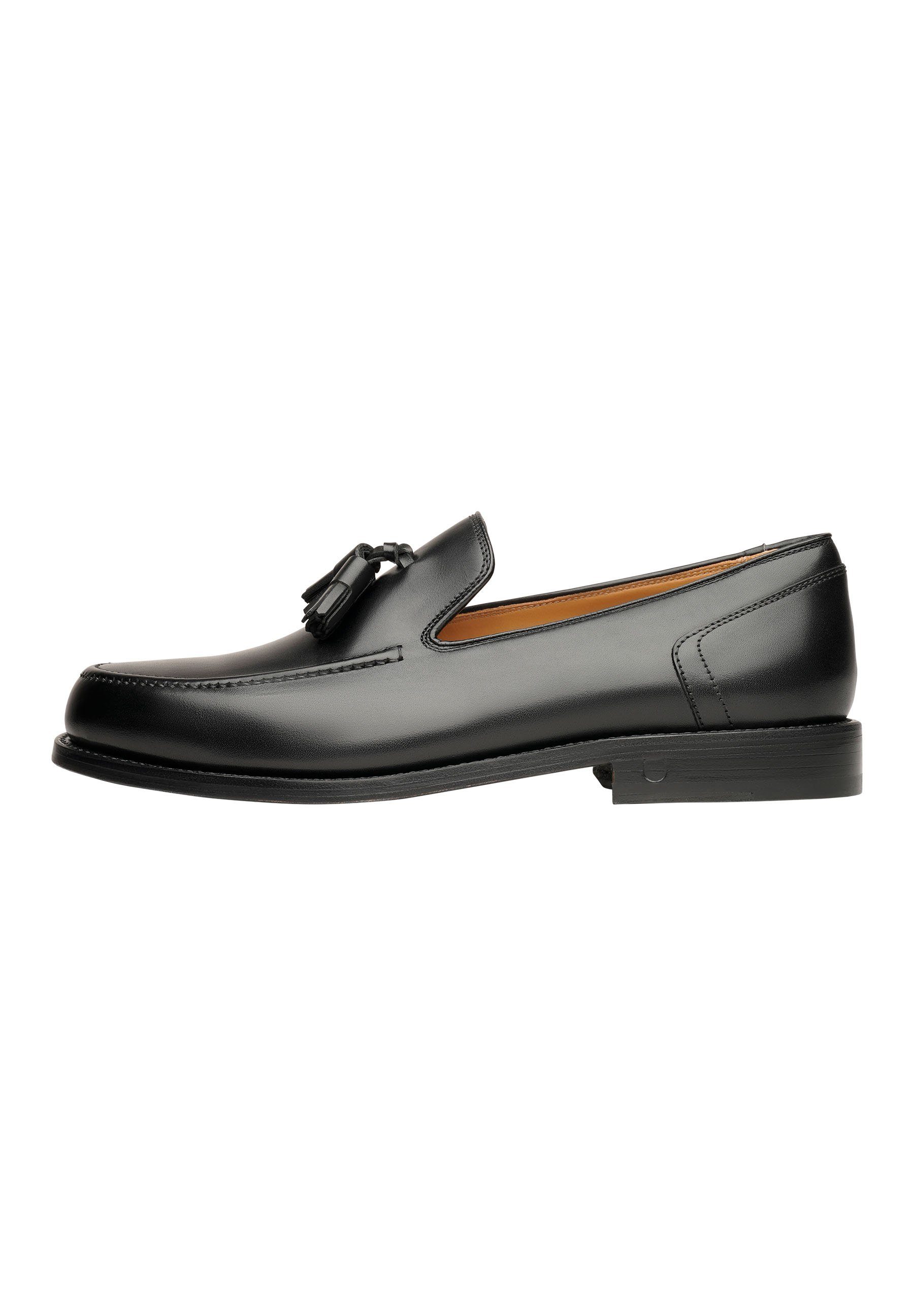 Henry Stevens Haywood TL Businessschuh Loafer Herren Halbschuhe Leder handgefertigt, Anzugschuhe Slipper