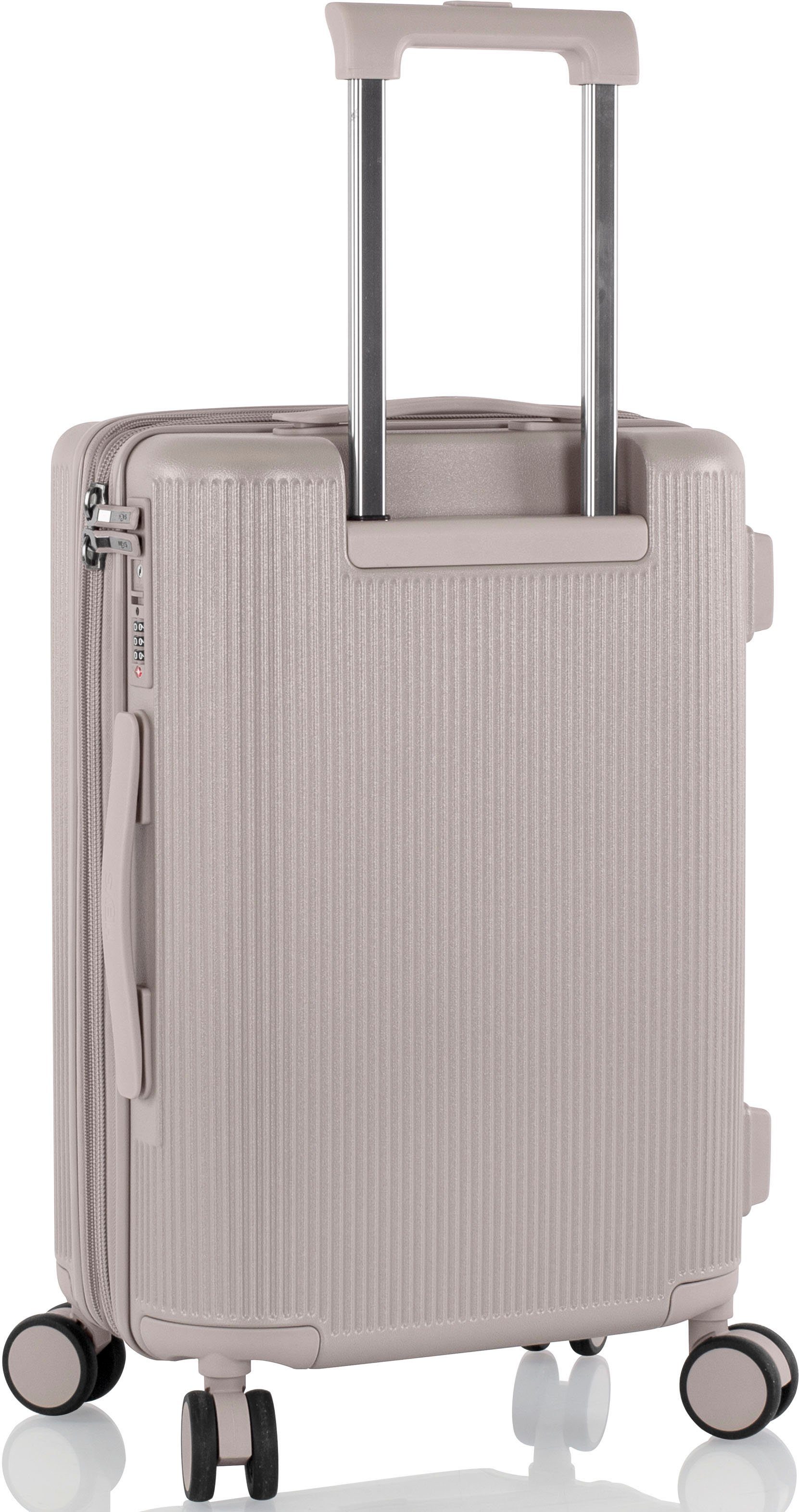 Heys Hartschalen-Trolley Earthtone, verschiedene Größen und Farben, 4 Rollen, Heys Reisegepäck TSA Schloss Volumenerweiterung