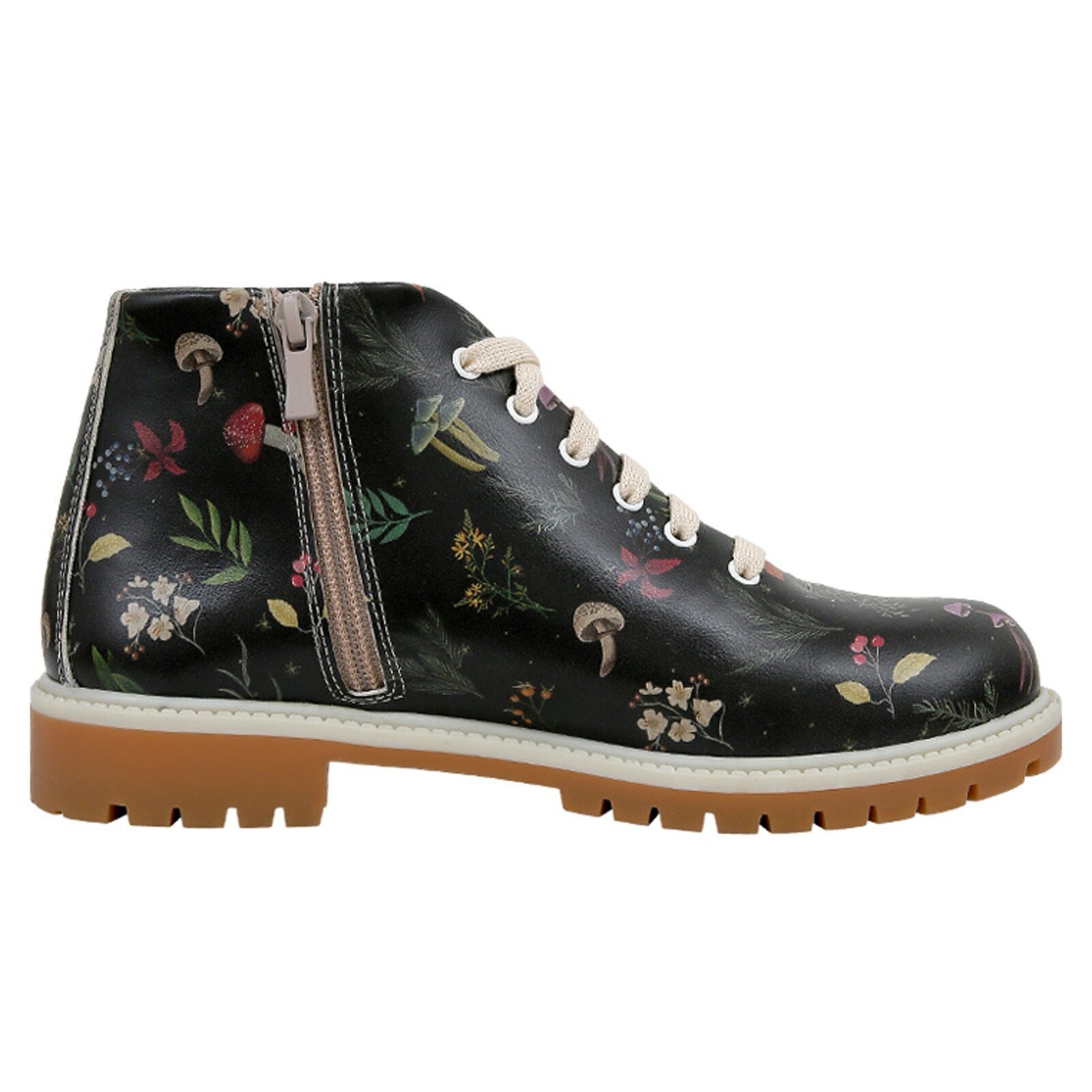 DOGO Shortcut Boots Hedge-Hug Damen Stiefeletten, Shortcut Boots Schnürboots Handgefertigt