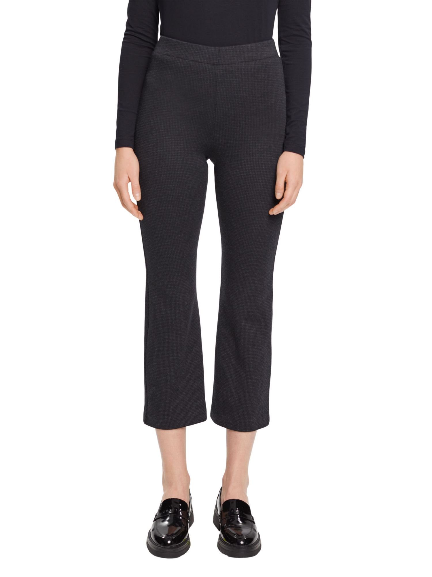 Esprit Bootcuthose Cropped Flare Hose mit Kick