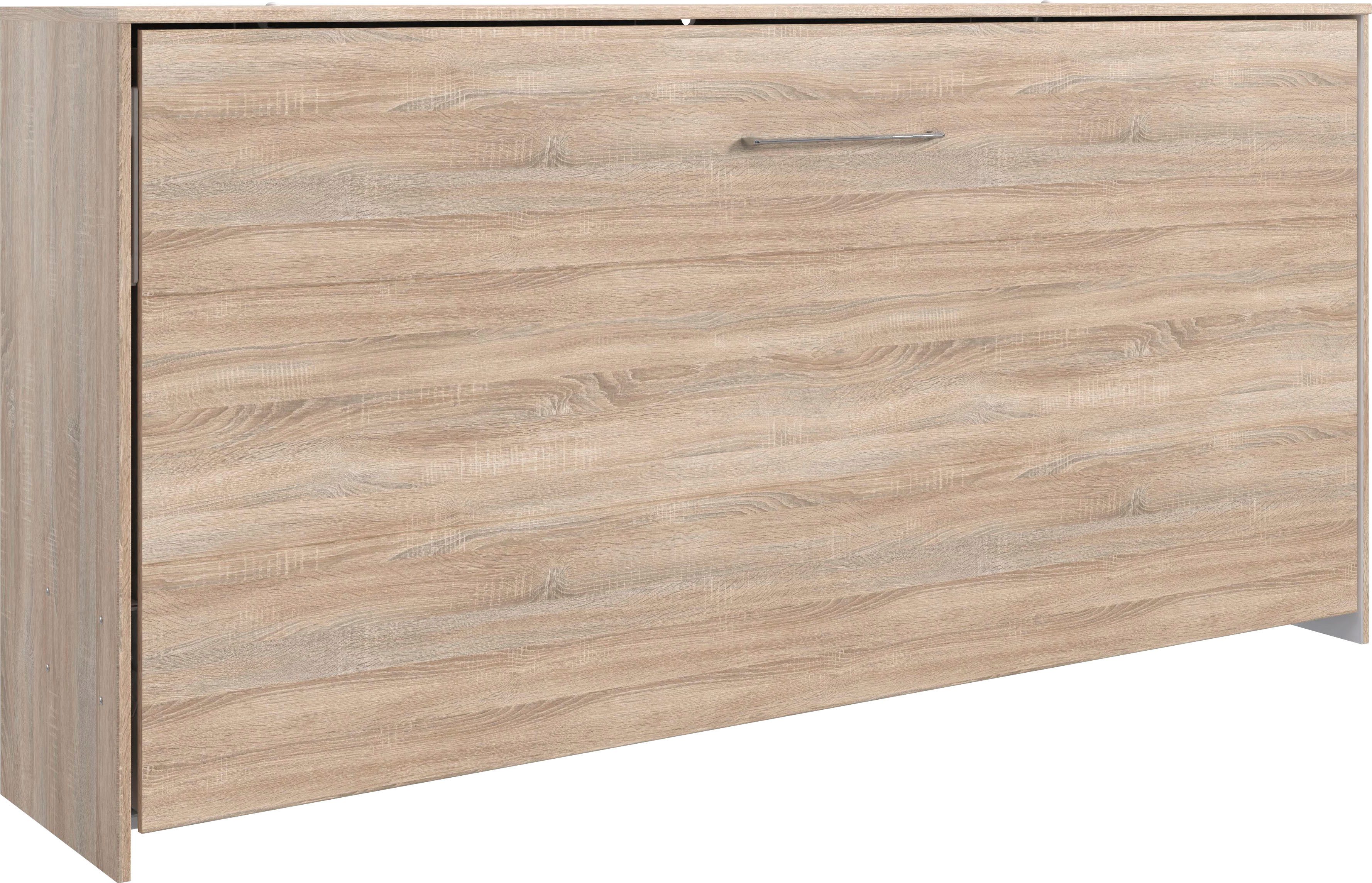 Wimex Schrankbett Juist Schrankklappbett Gästebett horizontal klappbar, 3 Liegeflächen, mit Lattenrost, Made in Germany