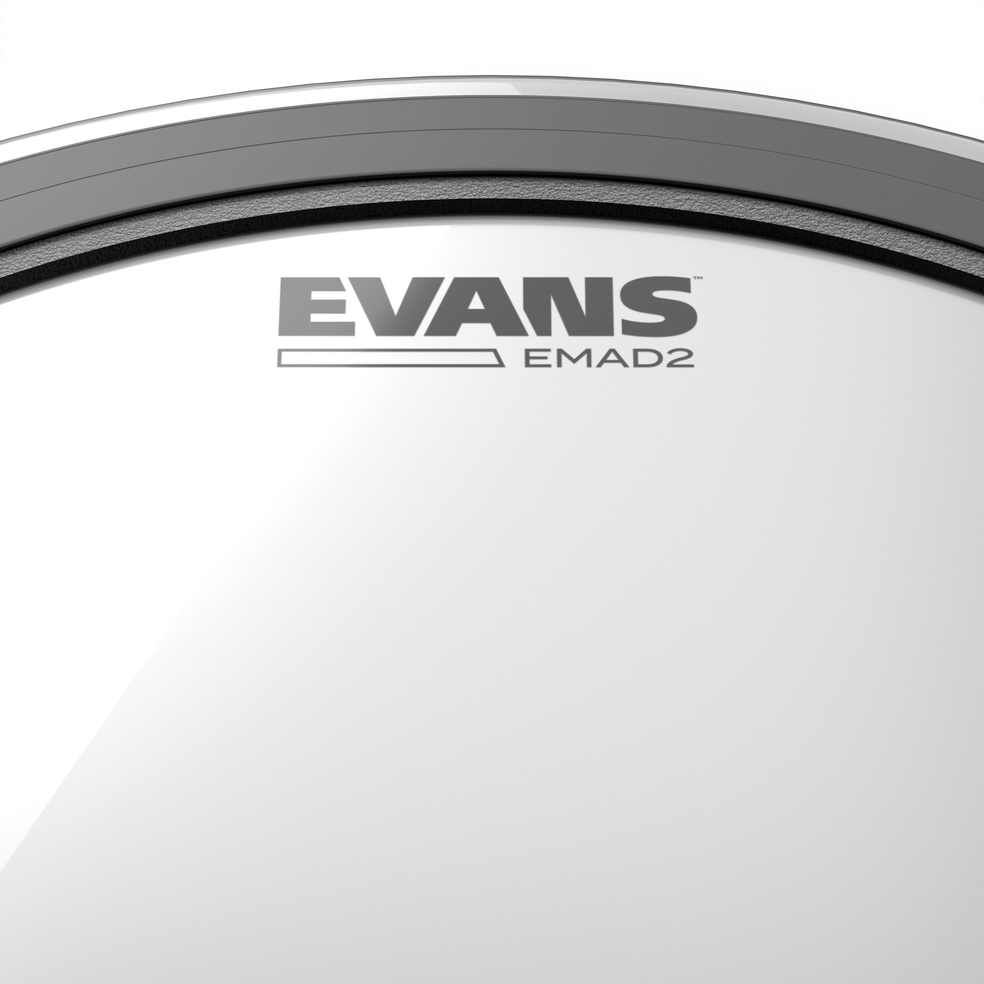 Evans Spielzeug-Musikinstrument, EMAD2 Fell Batter - Clear22" Drum Drum Bass BD22EMAD2 Bass