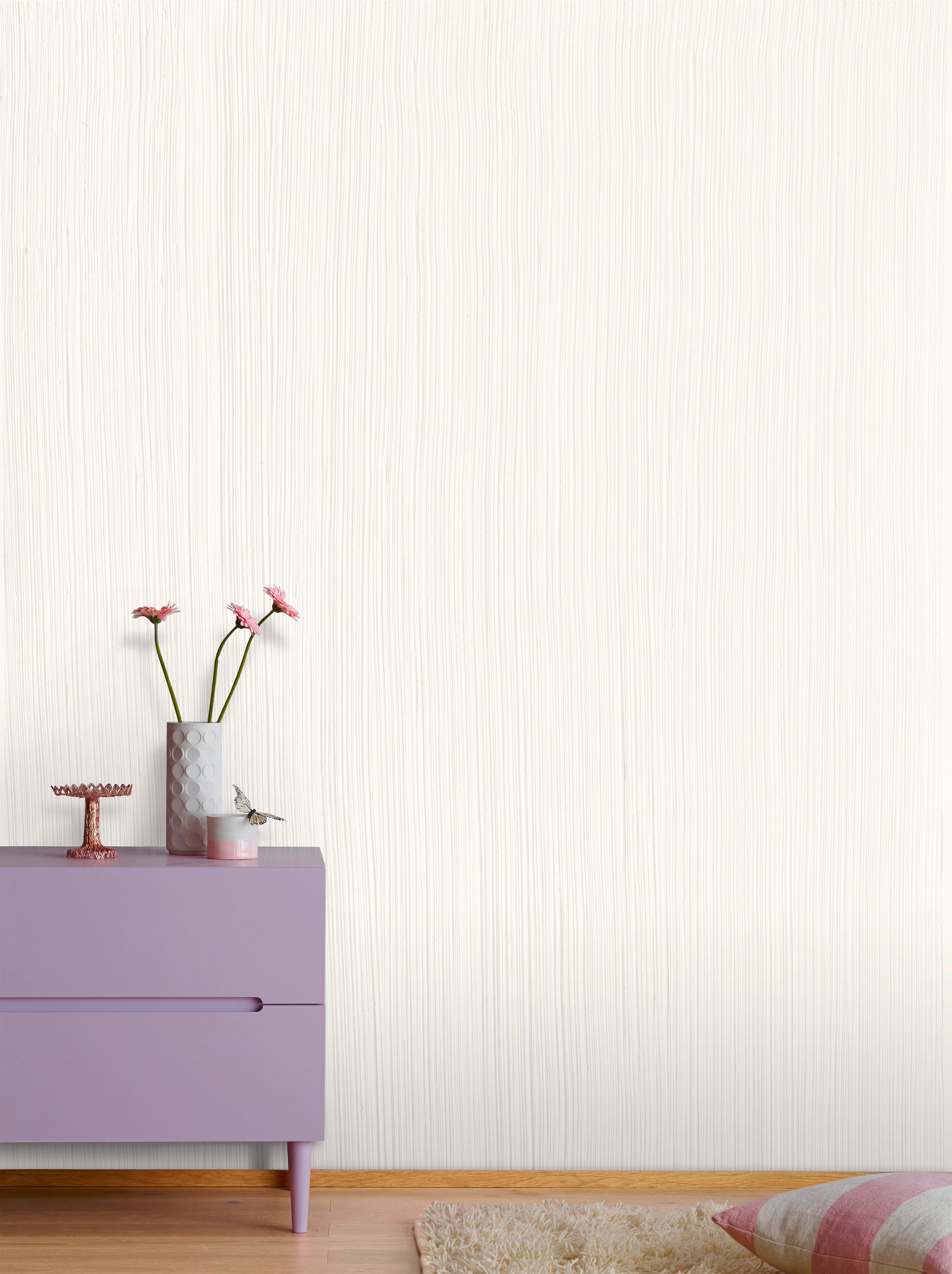 Alpina Wandfarbe - SET - Farbrezepte LINIEN-EFFEKT 4,5 Liter + Effekt-Kamm