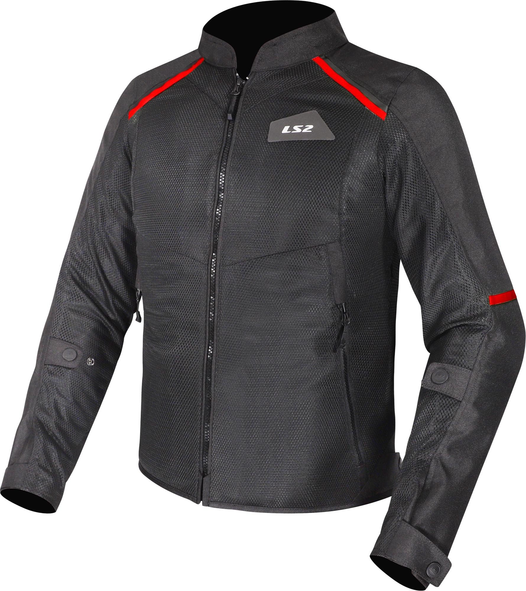 LS2 Motorradjacke Breeze Motorrad-Textiljacke Ellenbogenprotektoren enthalten,Schulterprotektoren enthalten