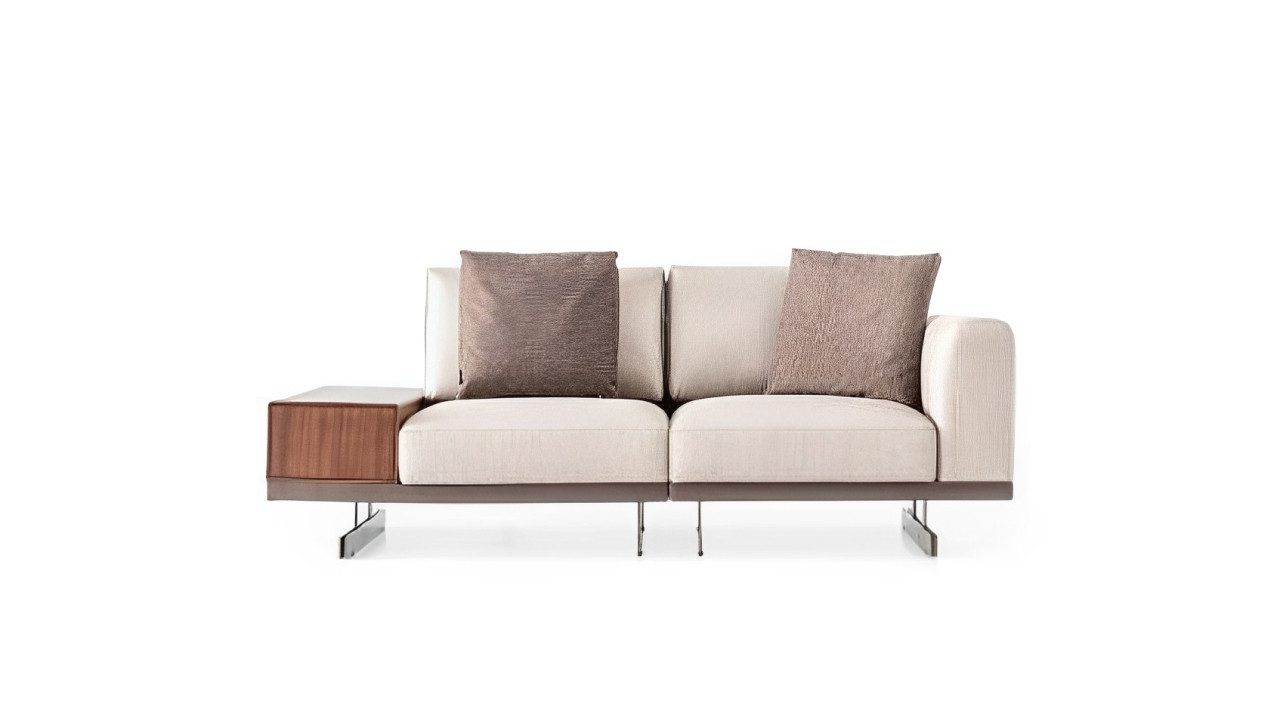 3-Sitzer Graues modernes 3-Sitzer Sofa für das Wohnzimmer