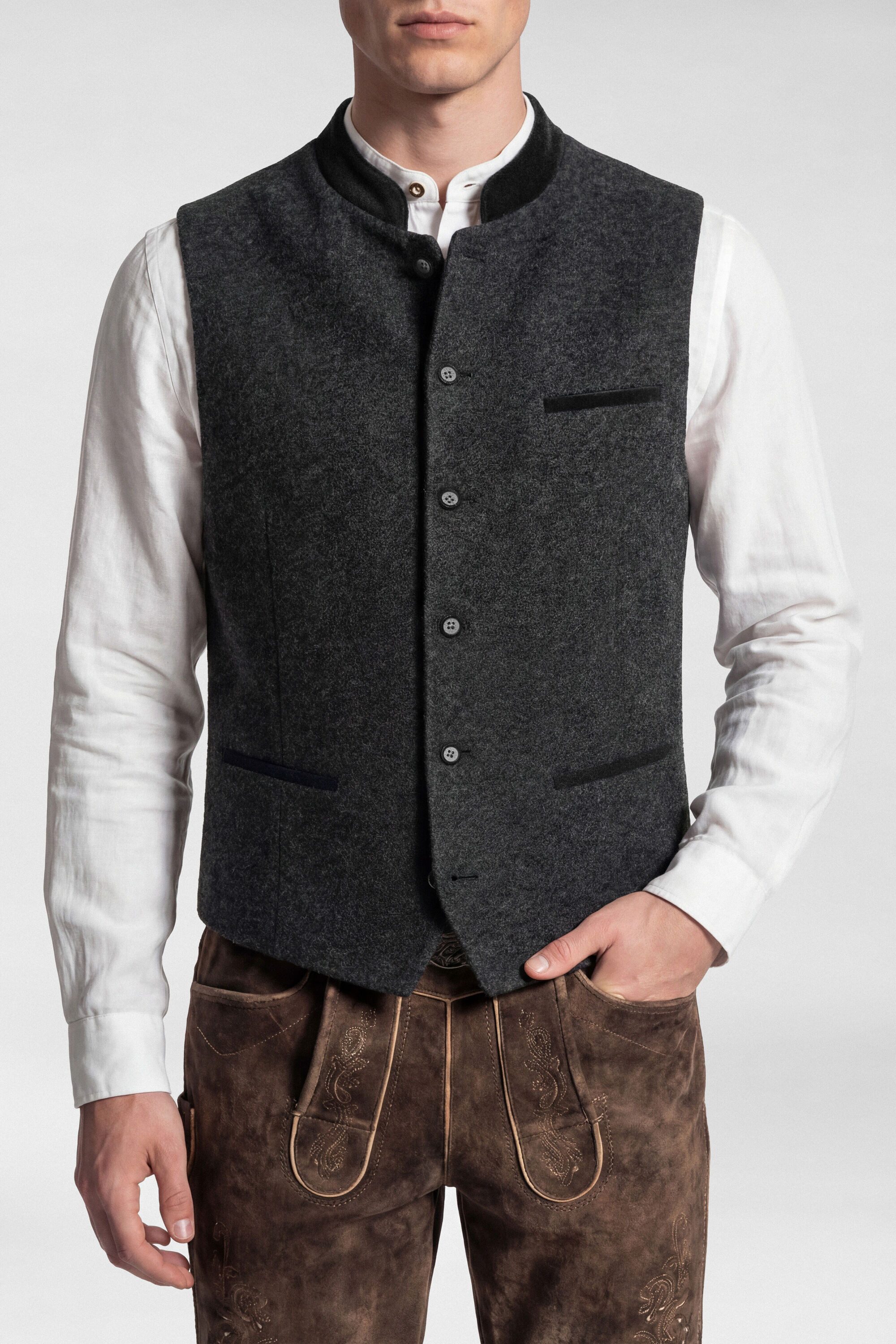 KaiserLich Trachtenweste 5446 in Woll-Optik