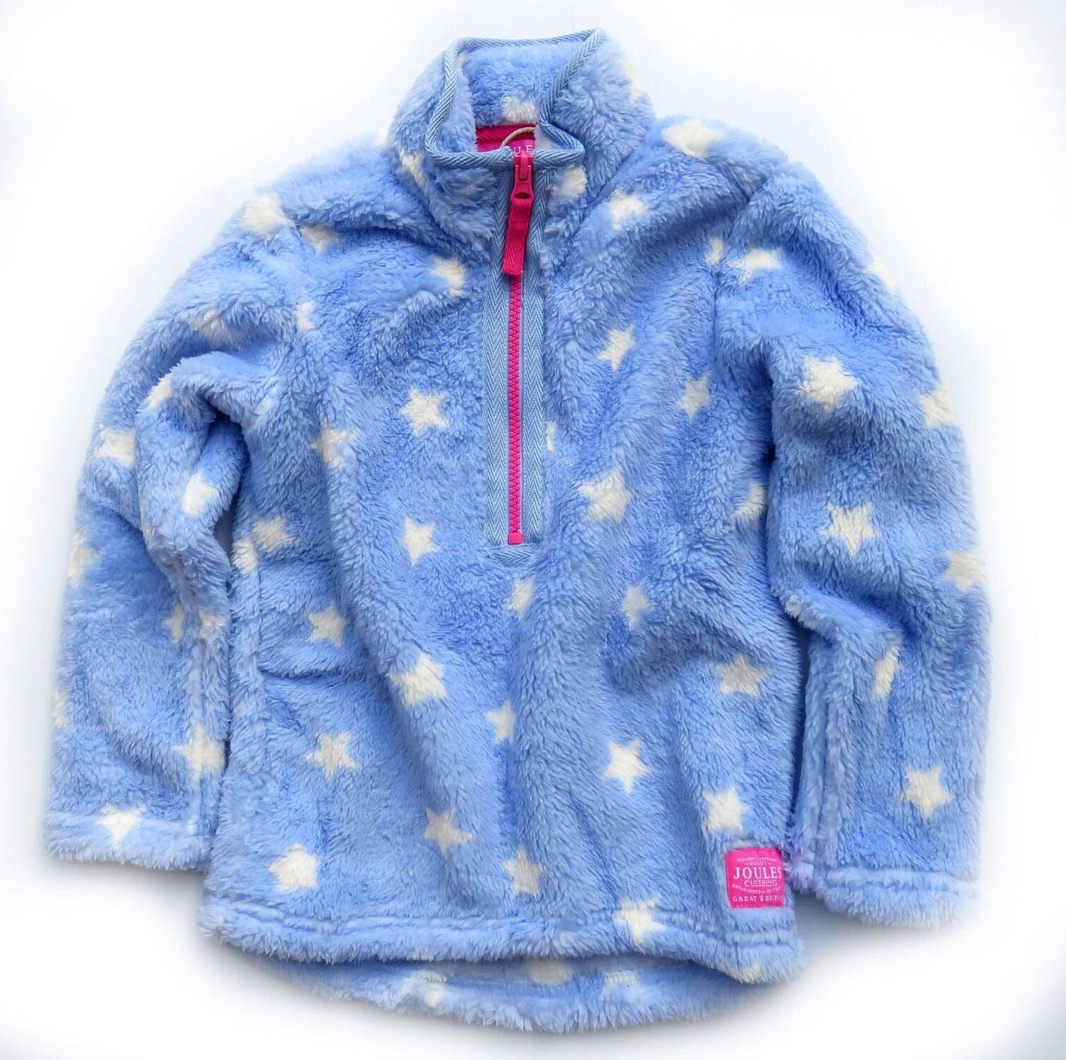 Tom Joule Fleecepullover Tom Joule Fleecepullover „Merridee“ Skyblue mit Sternen