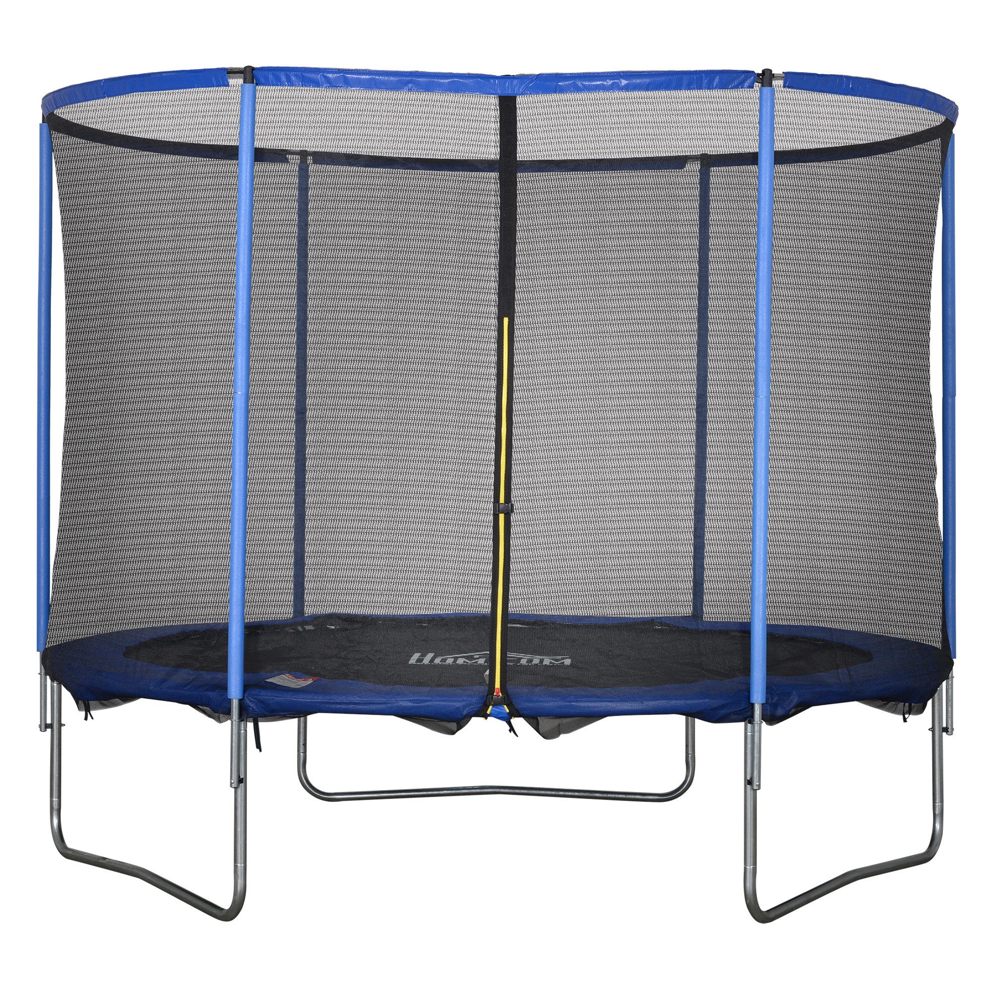 HOMCOM Fitnesstrampolin Trampolin mit Sicherheitsnetz, Ø 305 cm, (Gartentrampolin, 1 tlg., Trampolin), für Garten, Schwarz