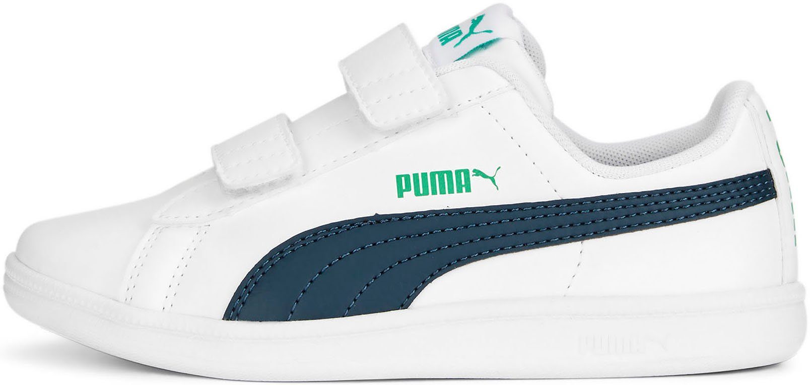 V mit PS PUMA PUMA Sneaker UP weiß-navy Klettverschluss