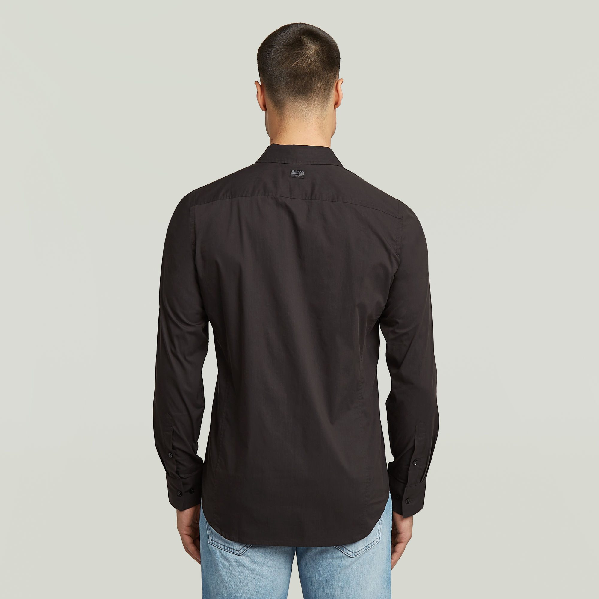 G-STAR Langarmhemd Uniform Slim Shirt ls mit gesticktem Logo günstig online kaufen