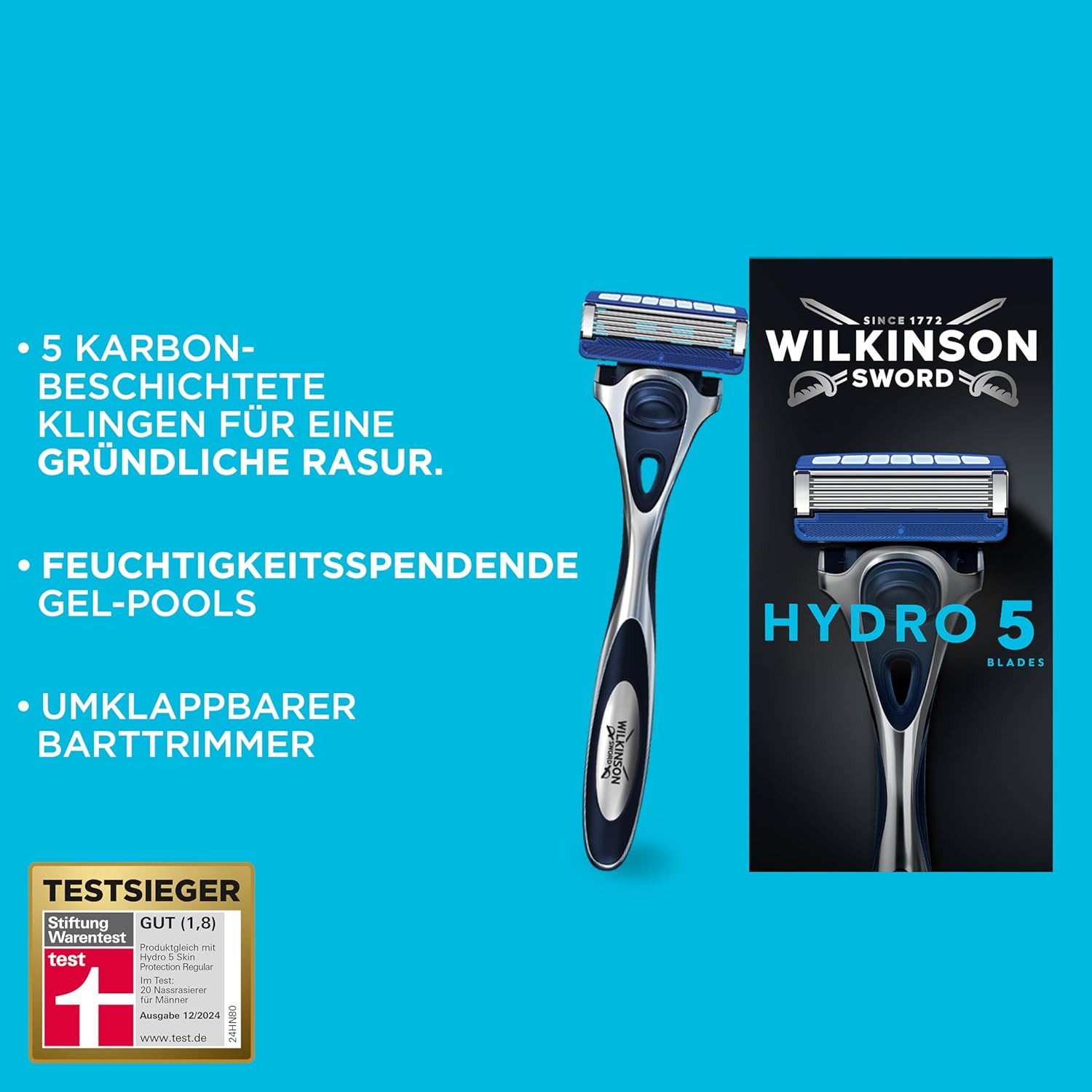 Wilkinson Rasierklingen Wilkinson Sword - Hydro 5 Rasierer + 13 Rasierklingen